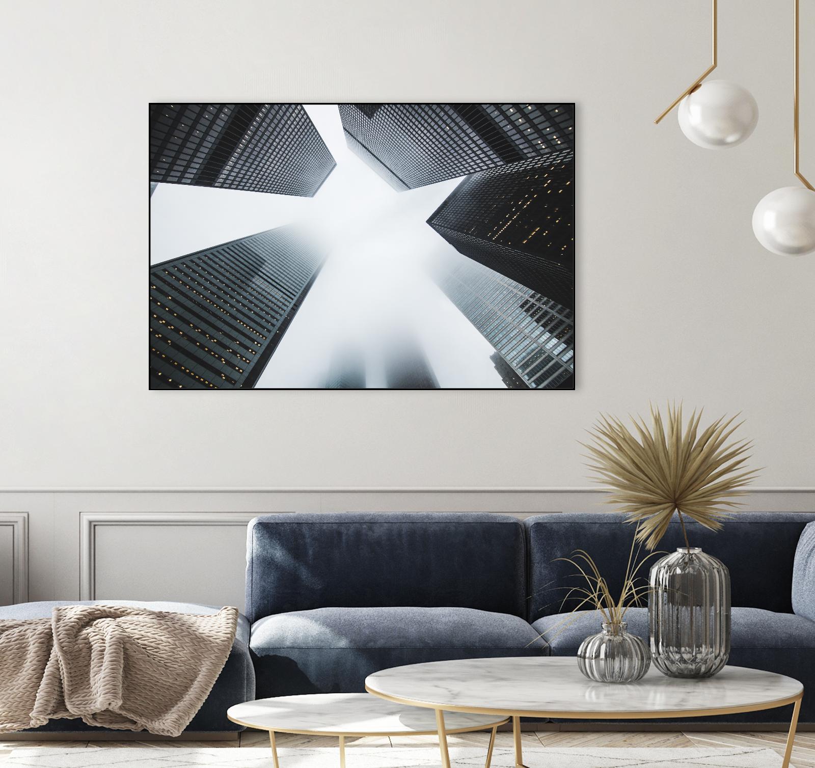 Skyline by Pexels on GIANT ART - white architectural