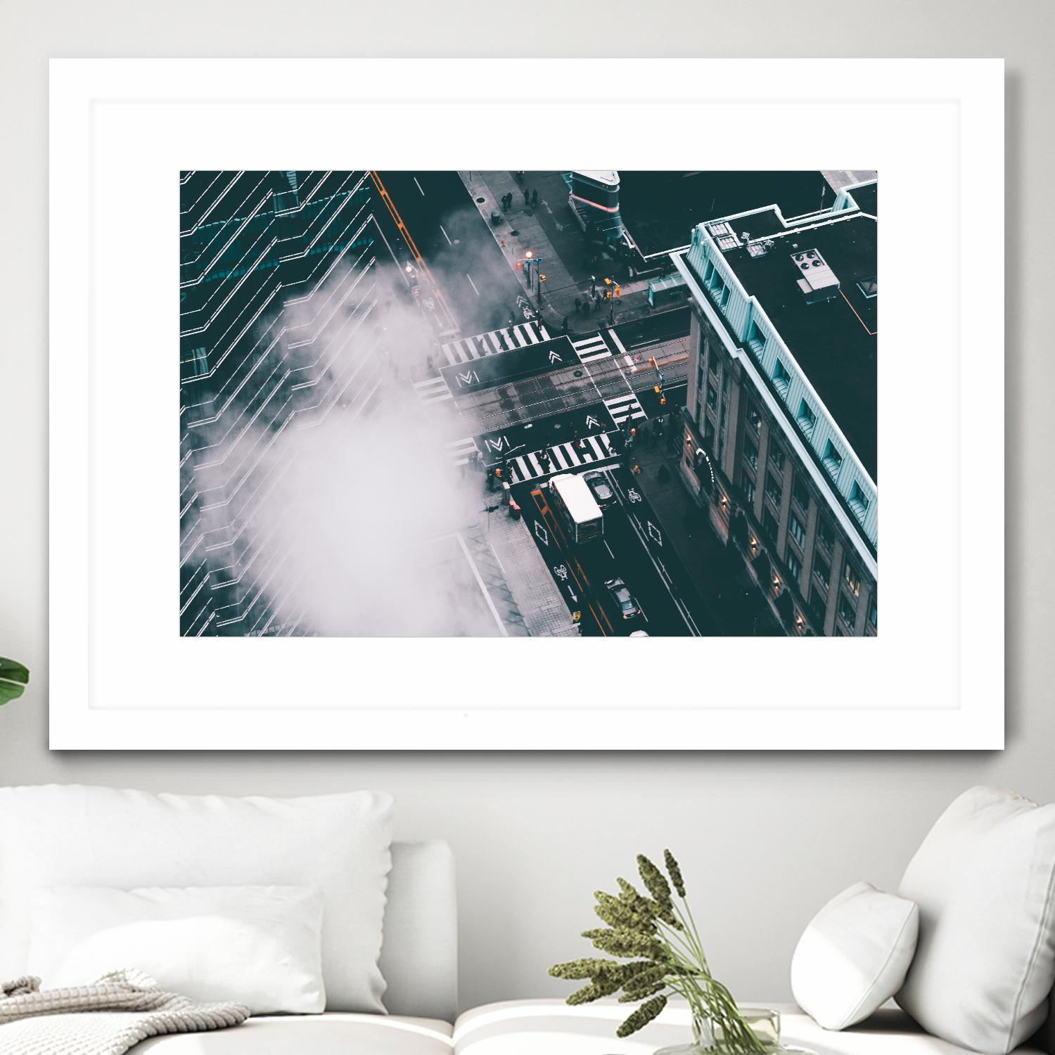 The street by Pexels on GIANT ART - white city scene