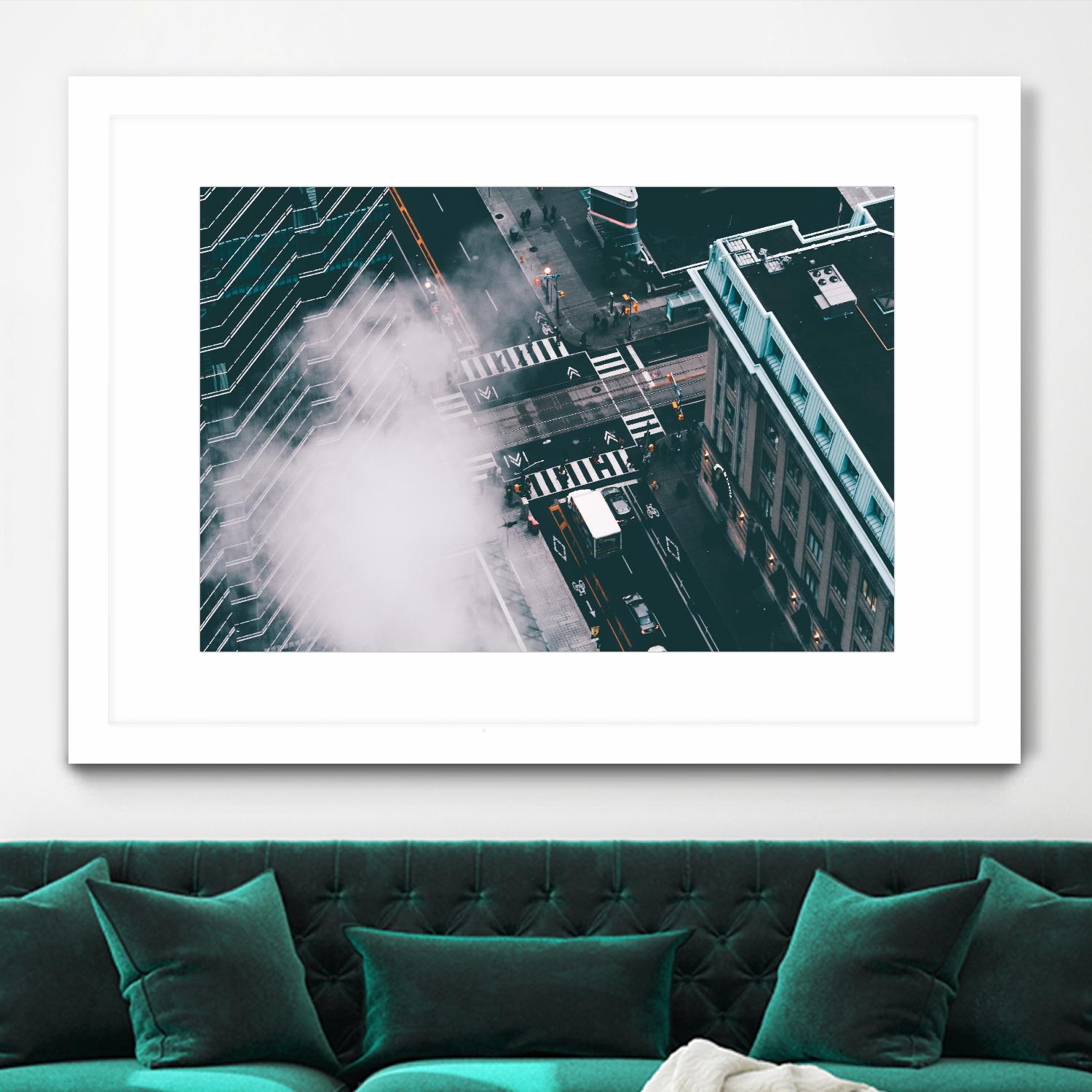 The street by Pexels on GIANT ART - white city scene