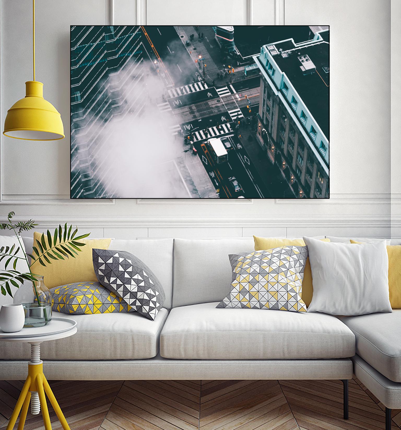 The street by Pexels on GIANT ART - white city scene