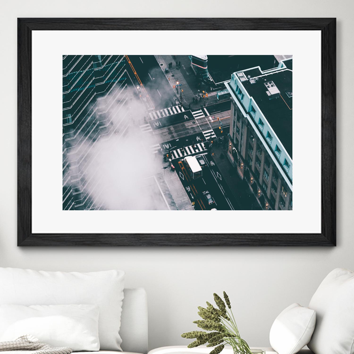 The street by Pexels on GIANT ART - white city scene