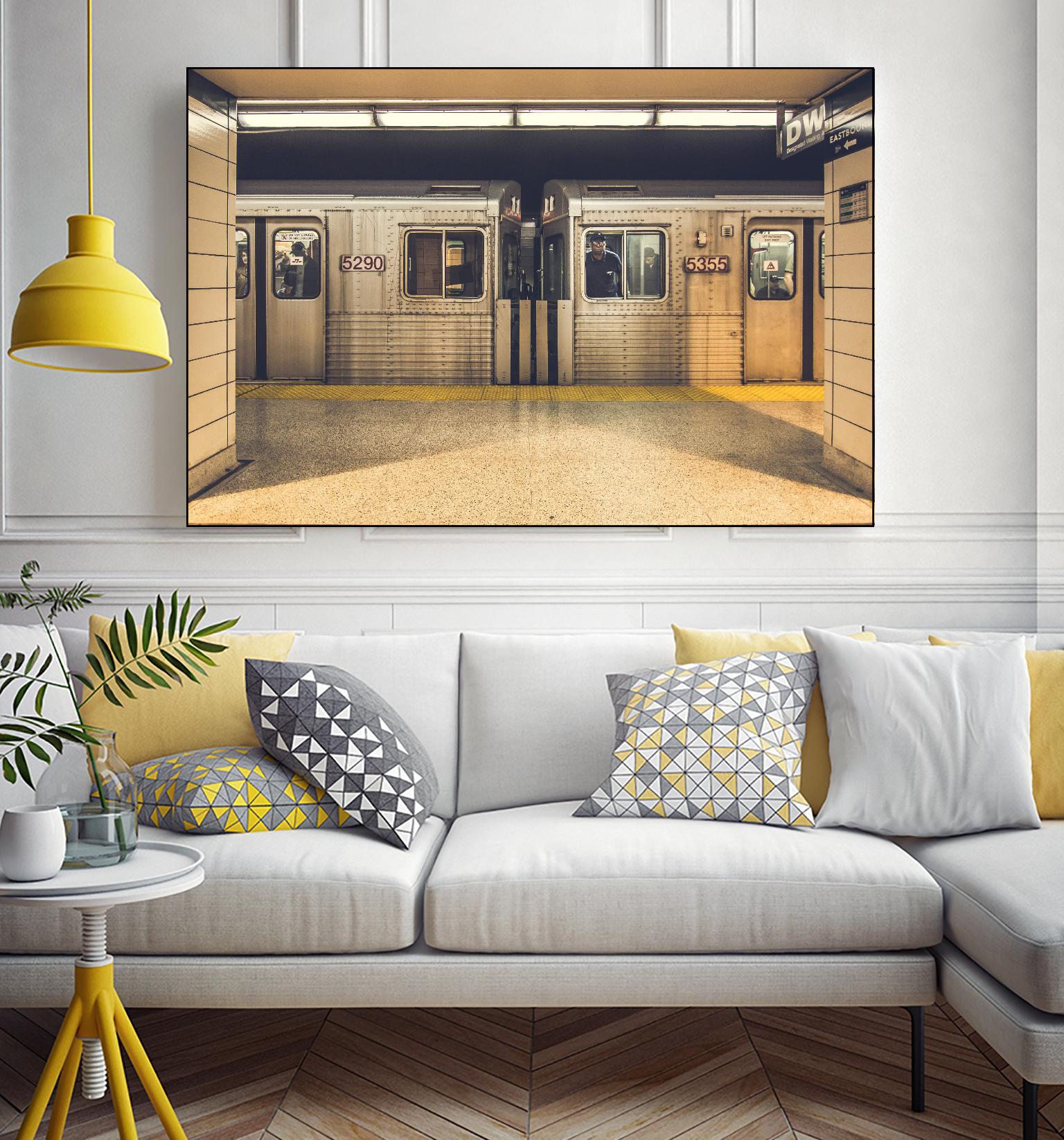 Metro by Pexels on GIANT ART - silver everyday life