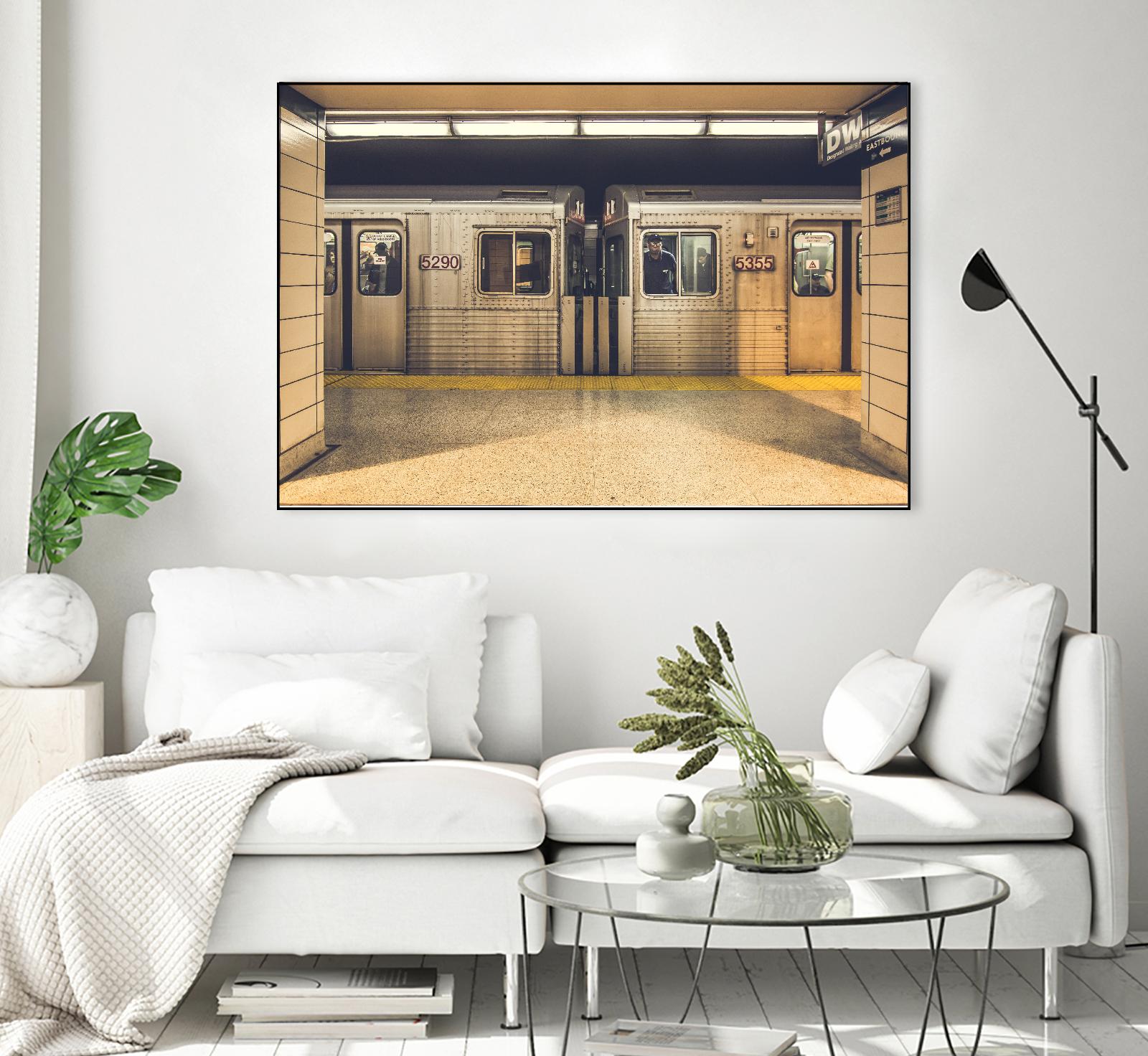 Metro by Pexels on GIANT ART - silver everyday life