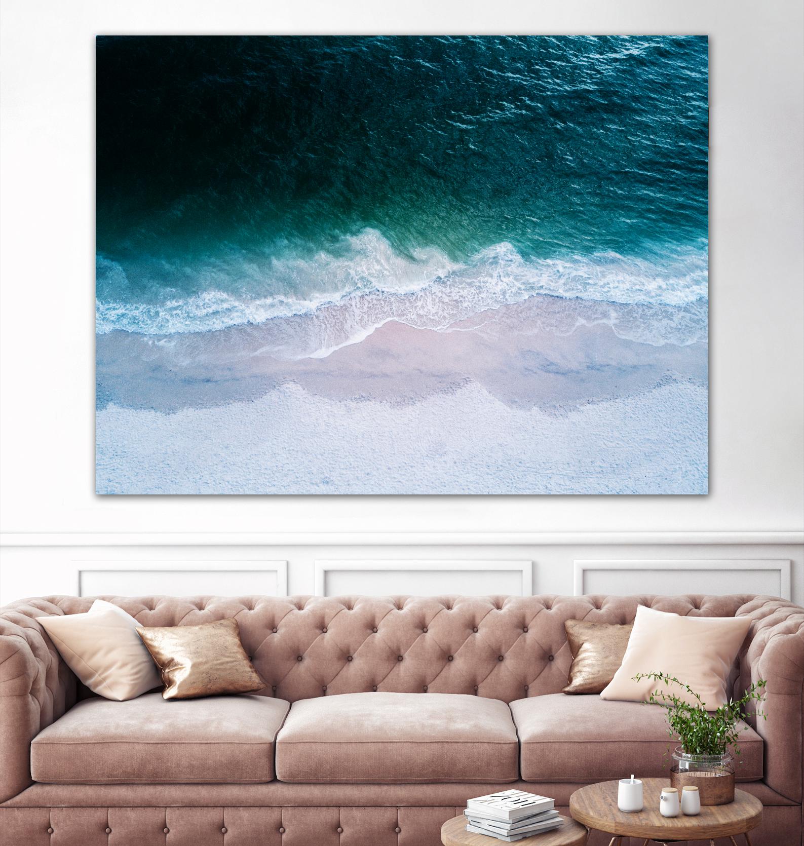 High tide by Pexels on GIANT ART - beige sea scene