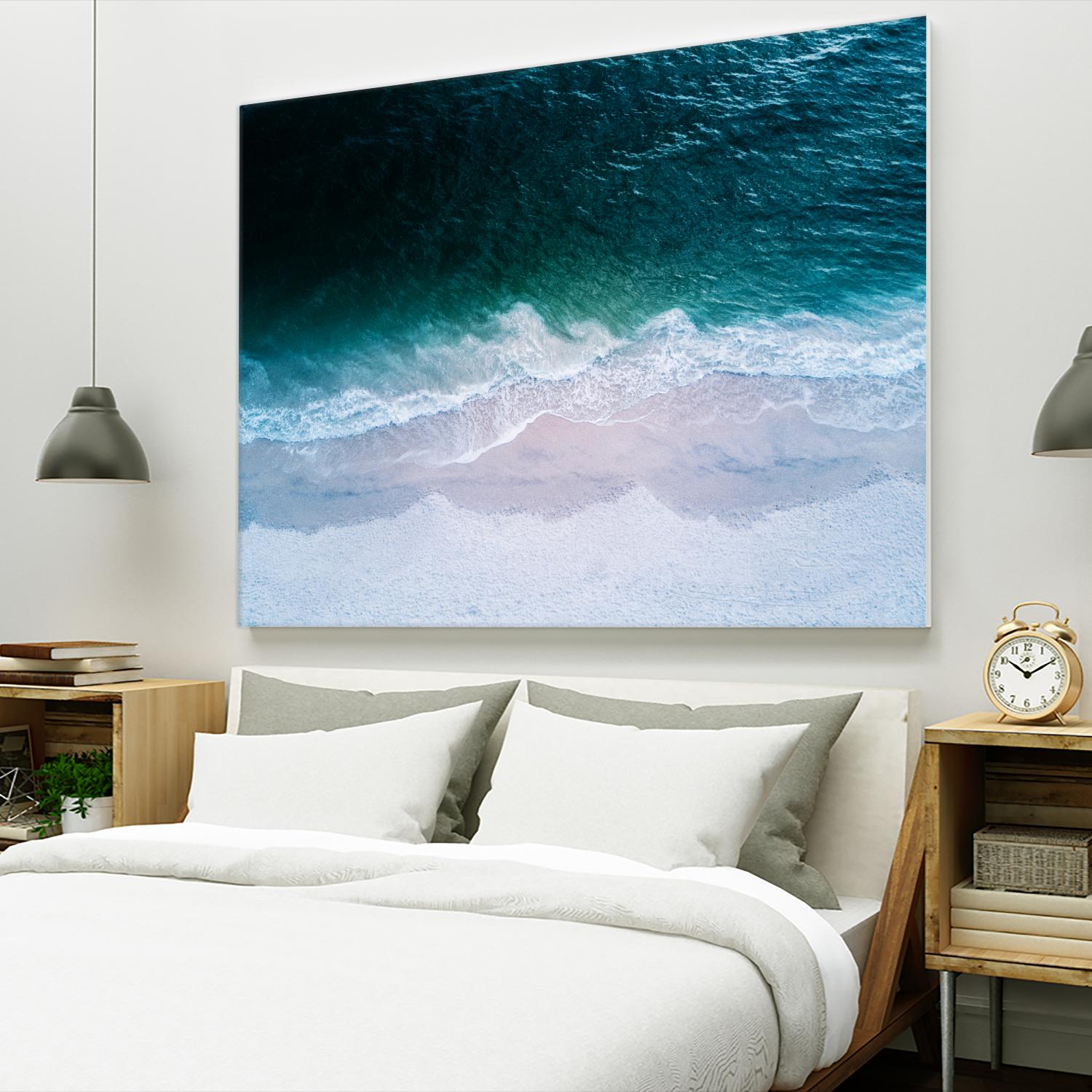 High tide by Pexels on GIANT ART - beige sea scene
