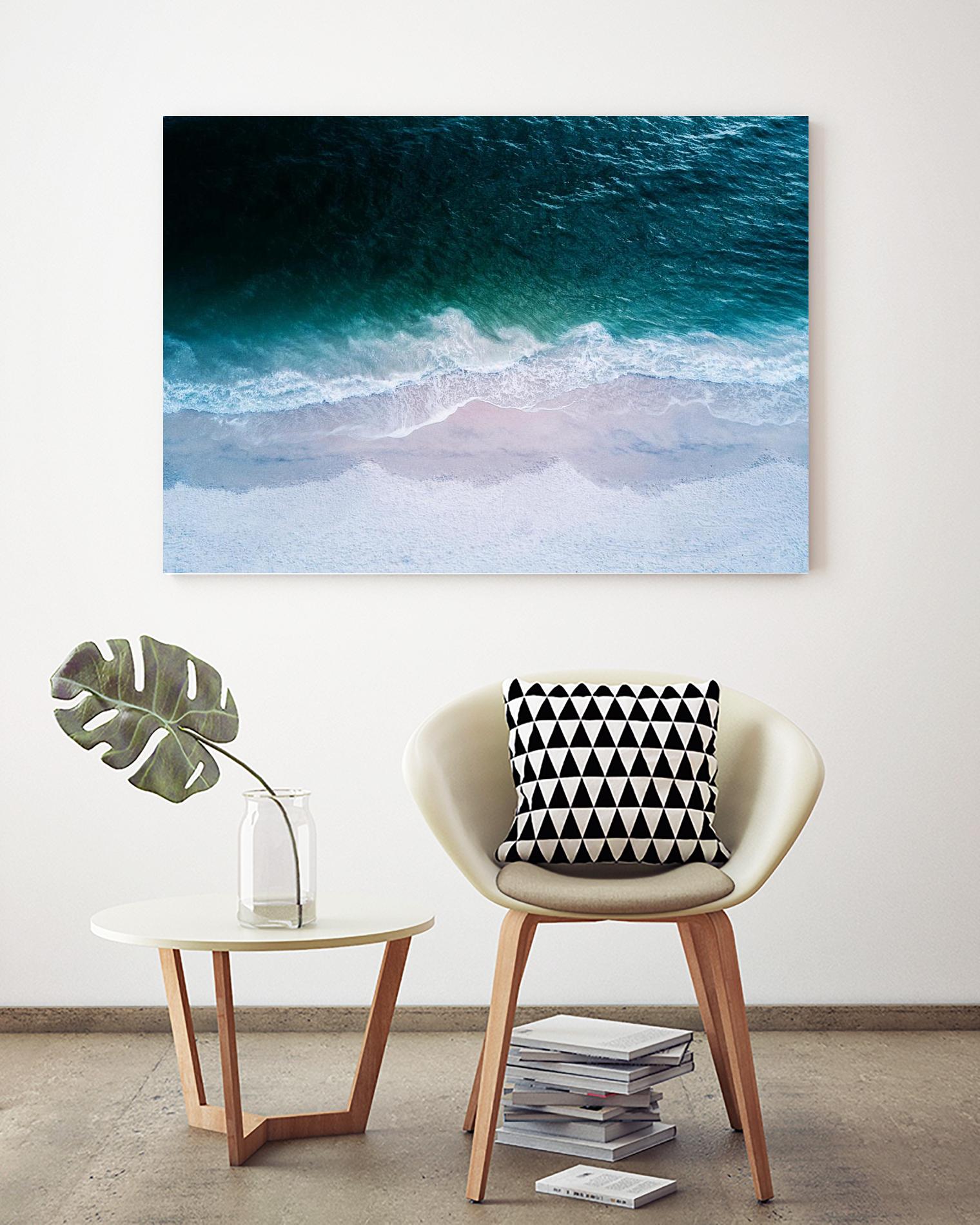 High tide by Pexels on GIANT ART - beige sea scene