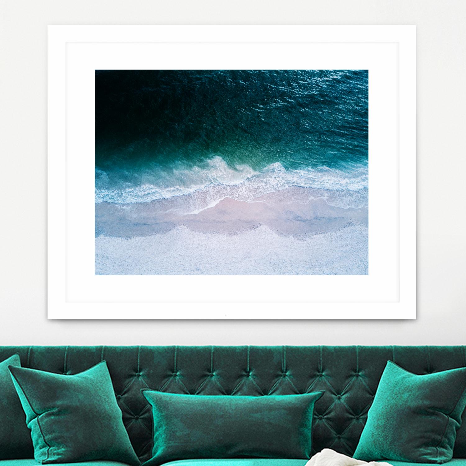 High tide by Pexels on GIANT ART - beige sea scene