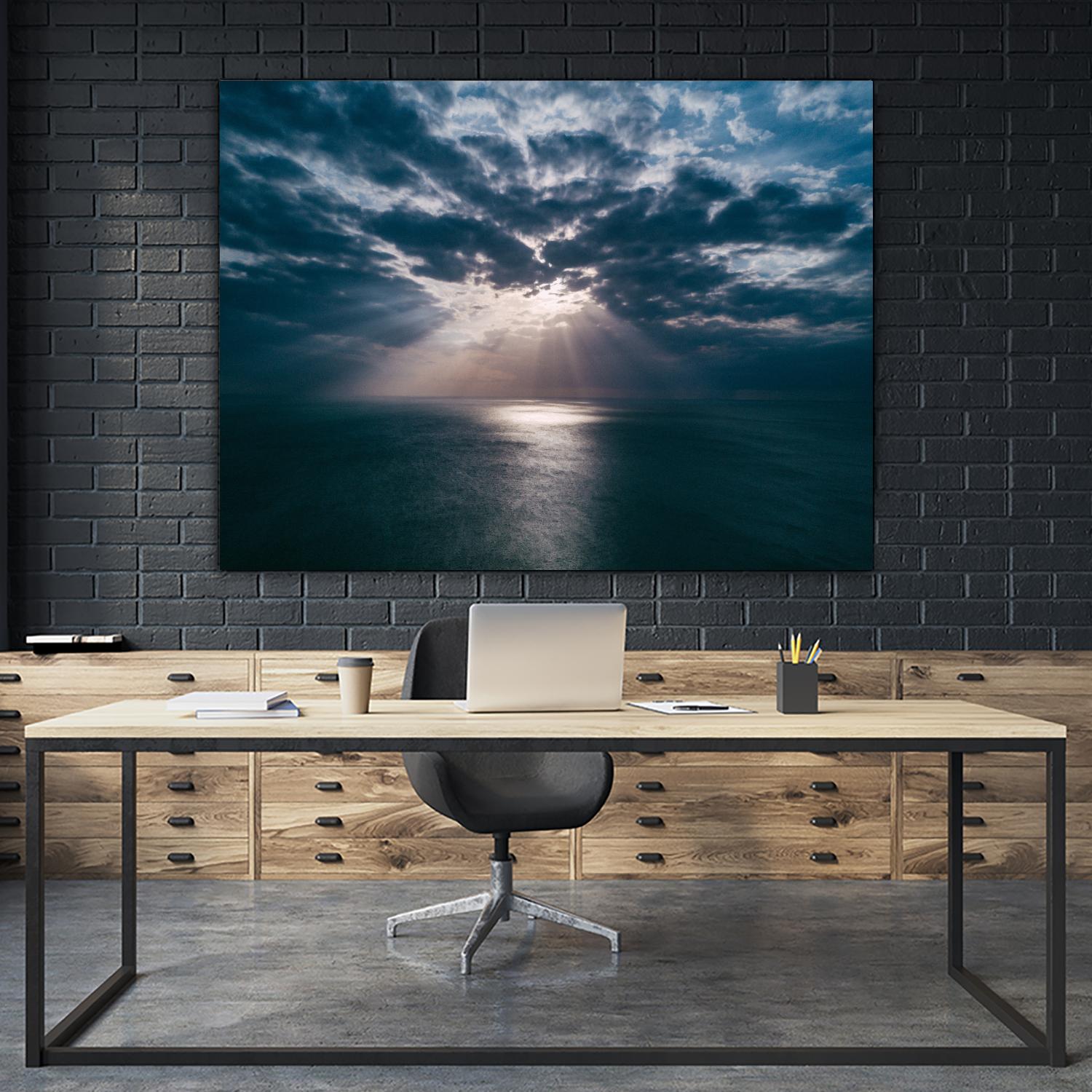 Blessed by Pexels on GIANT ART - white sea scene