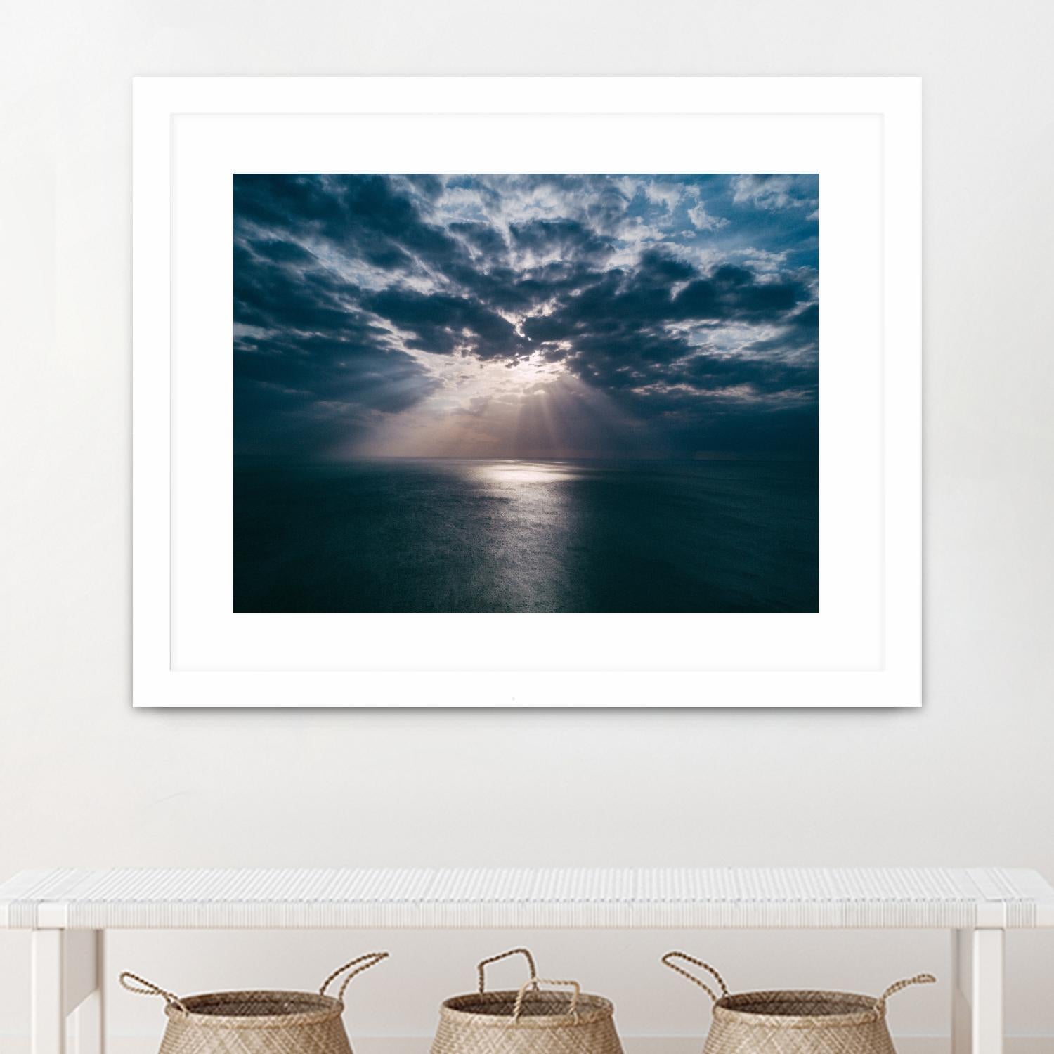 Blessed by Pexels on GIANT ART - white sea scene