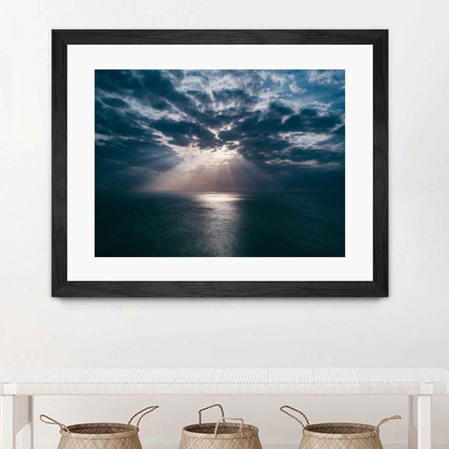 Blessed by Pexels on GIANT ART - white sea scene