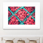 Raspberries by Pexels on GIANT ART - blue fruit-food-drink