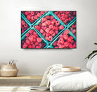 Raspberries by Pexels on GIANT ART - blue fruit-food-drink