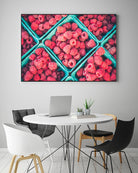 Raspberries by Pexels on GIANT ART - blue fruit-food-drink