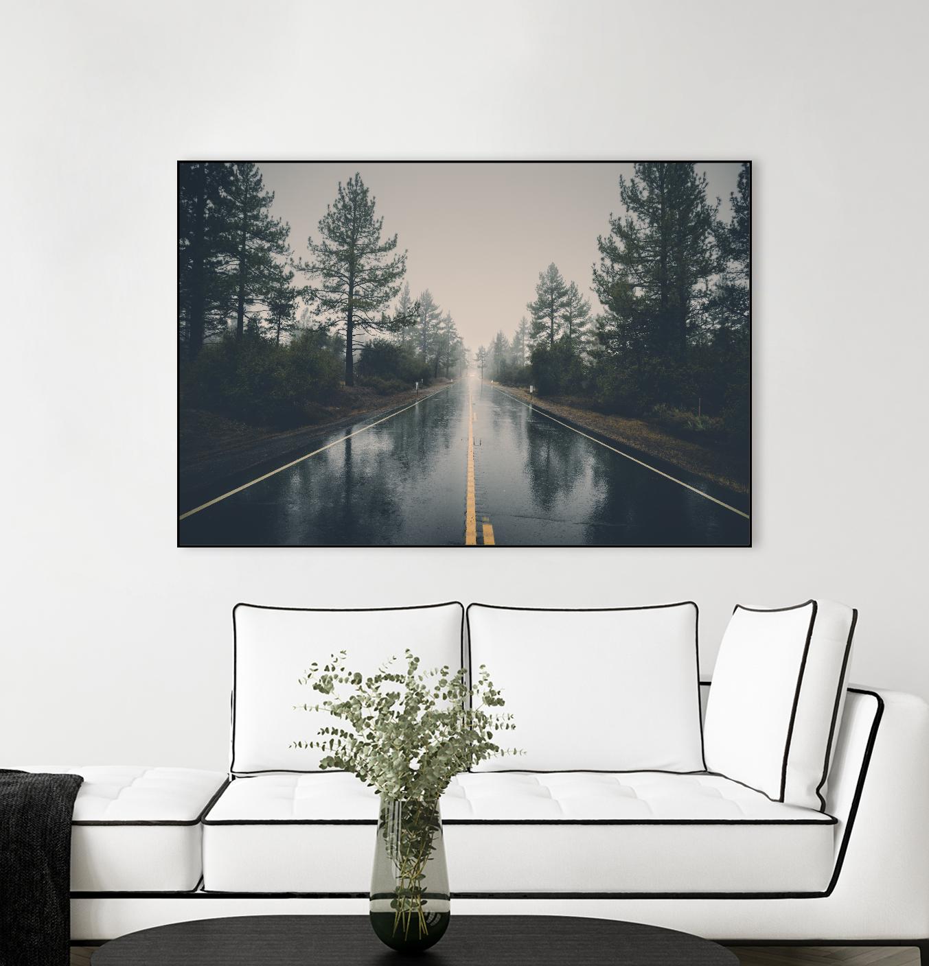 Rainy day by Pexels on GIANT ART - black landscape