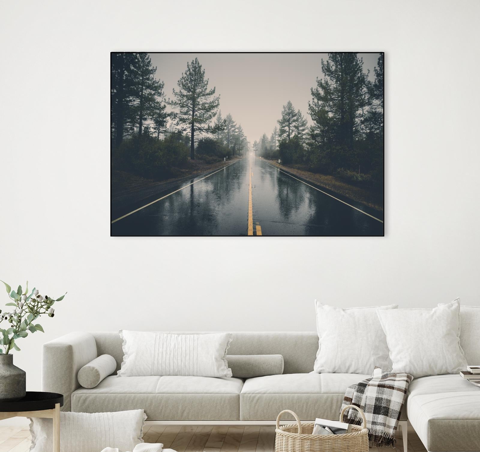 Rainy day by Pexels on GIANT ART - black landscape