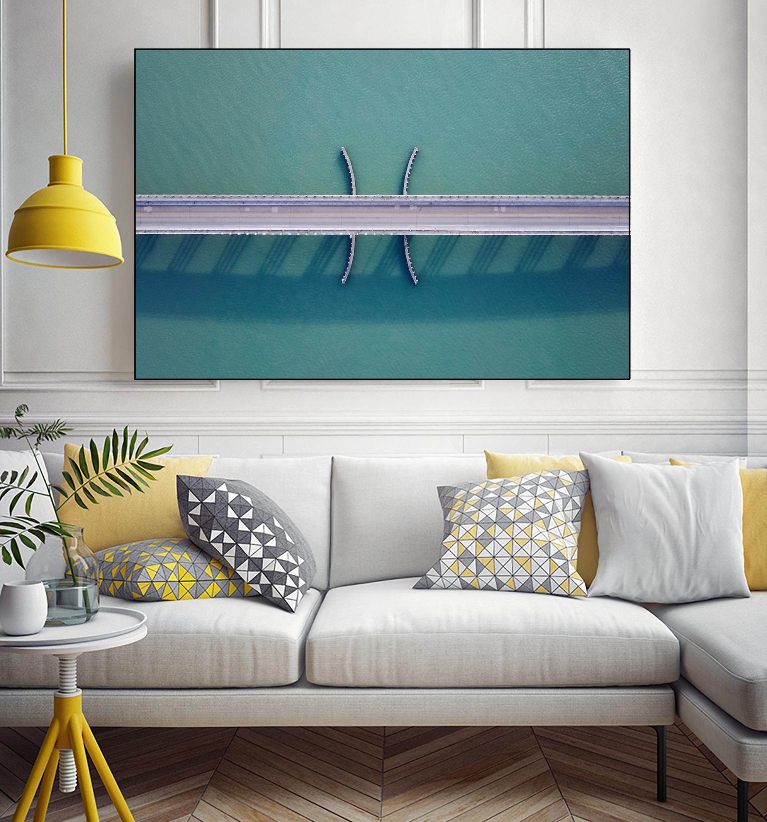 Bridge by Pexels on GIANT ART - grey architectural