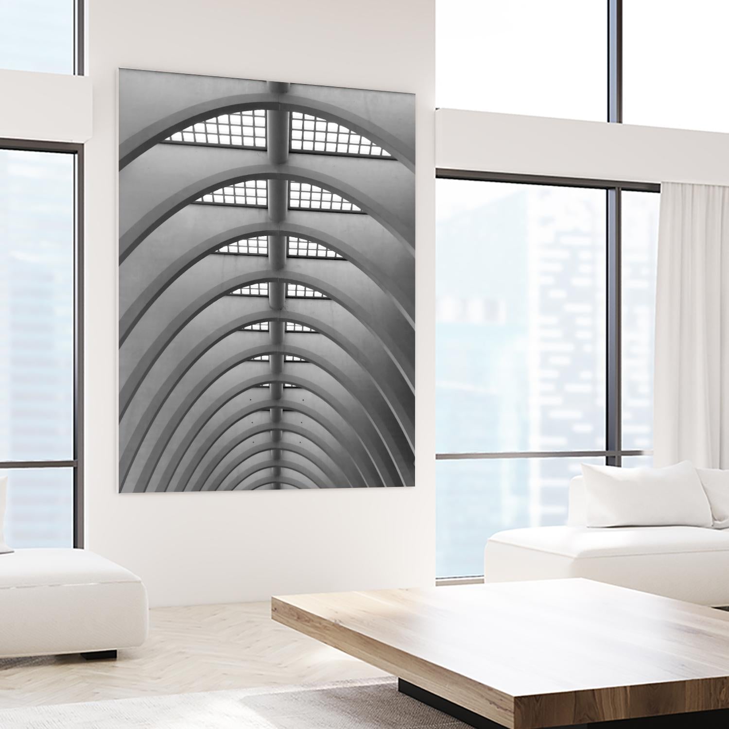 Ceiling by Pexels on GIANT ART - white architectural