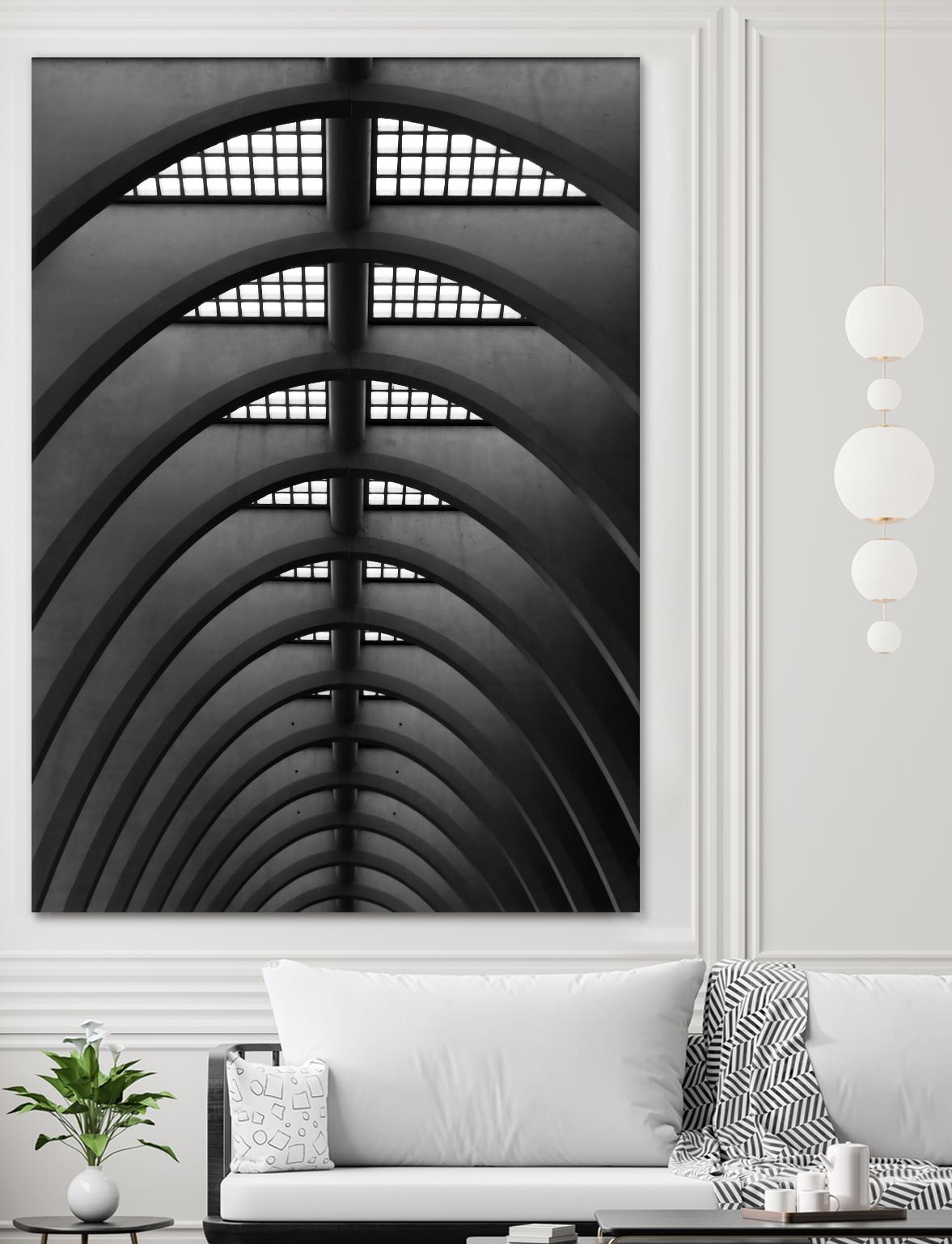 Ceiling by Pexels on GIANT ART - white architectural