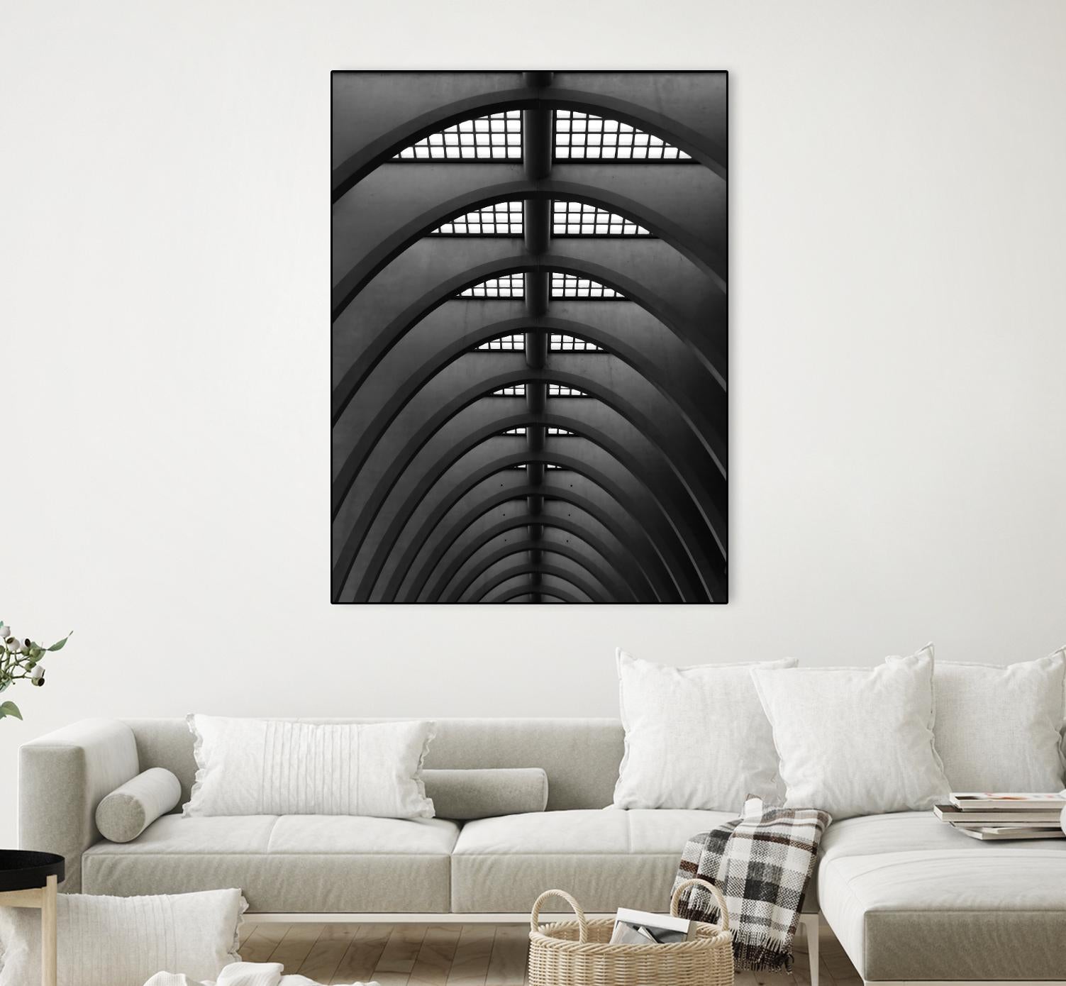 Ceiling by Pexels on GIANT ART - white architectural