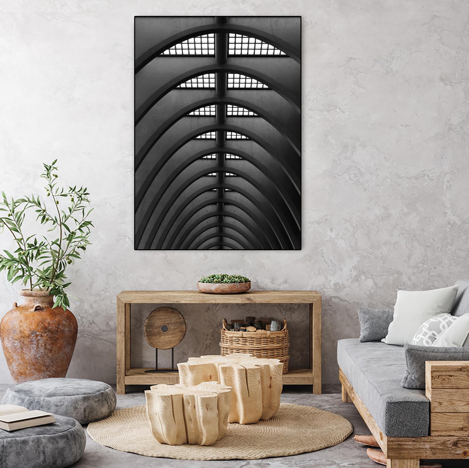 Ceiling by Pexels on GIANT ART - white architectural