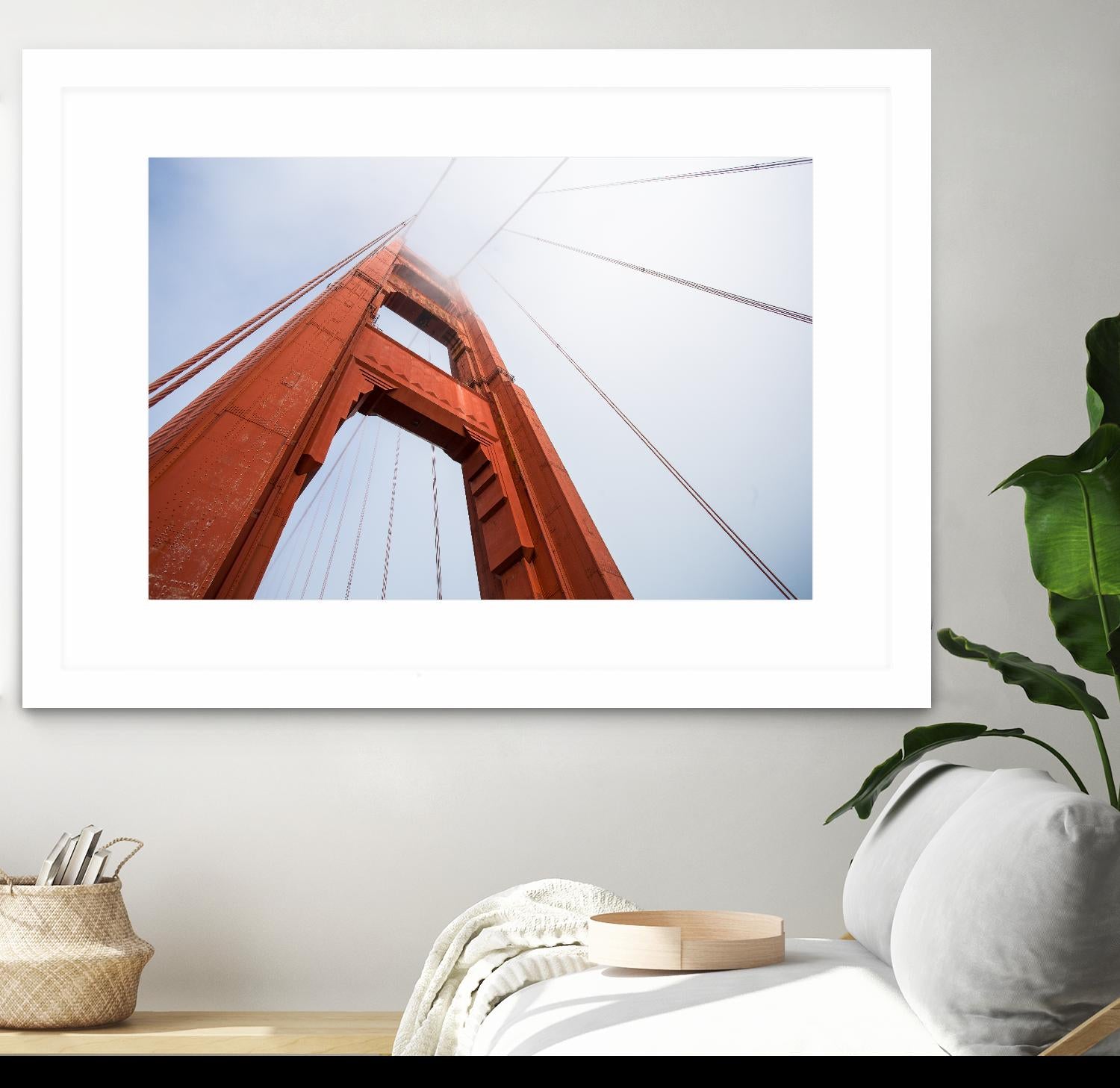 Bridge view by Pexels on GIANT ART - red architectural