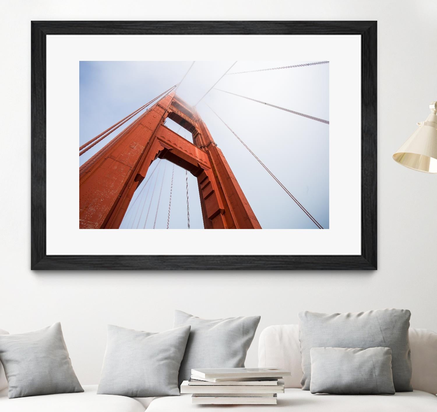 Bridge view by Pexels on GIANT ART - red architectural