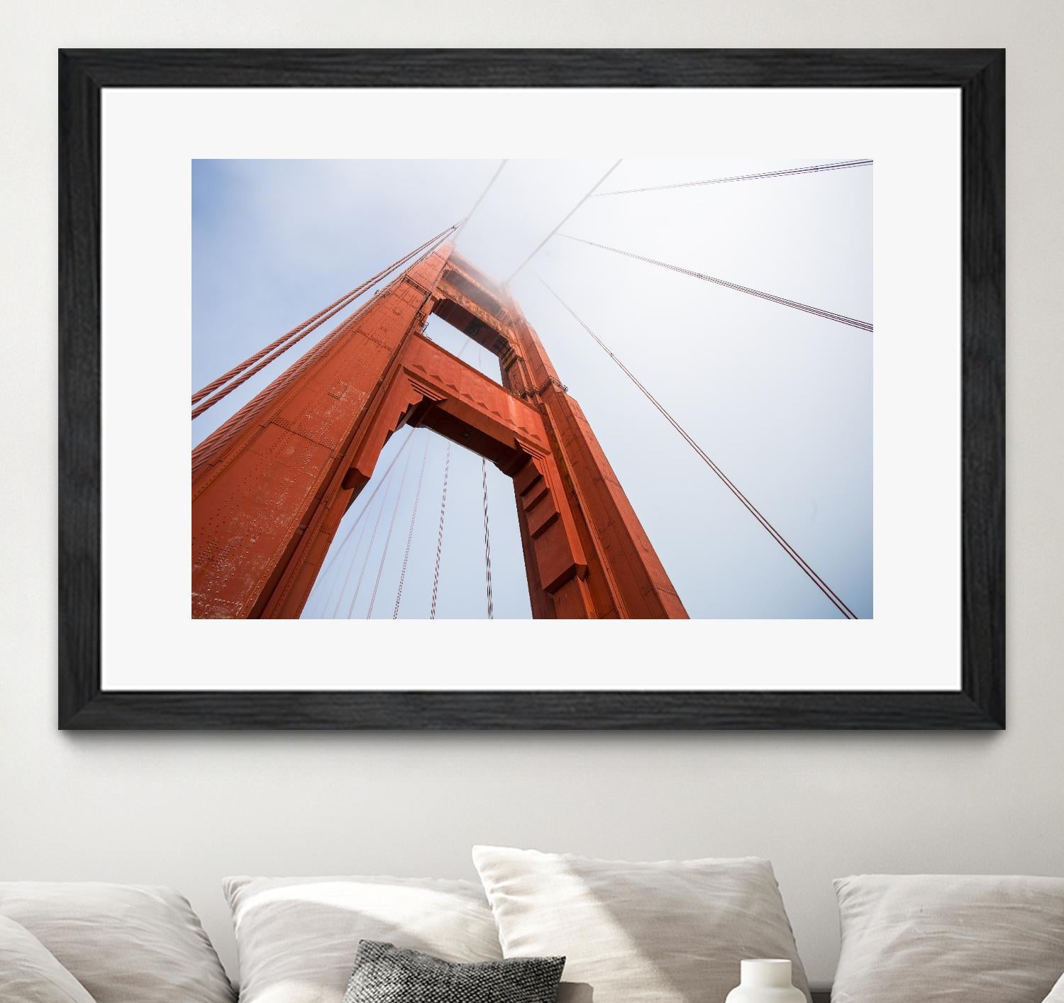 Bridge view by Pexels on GIANT ART - red architectural