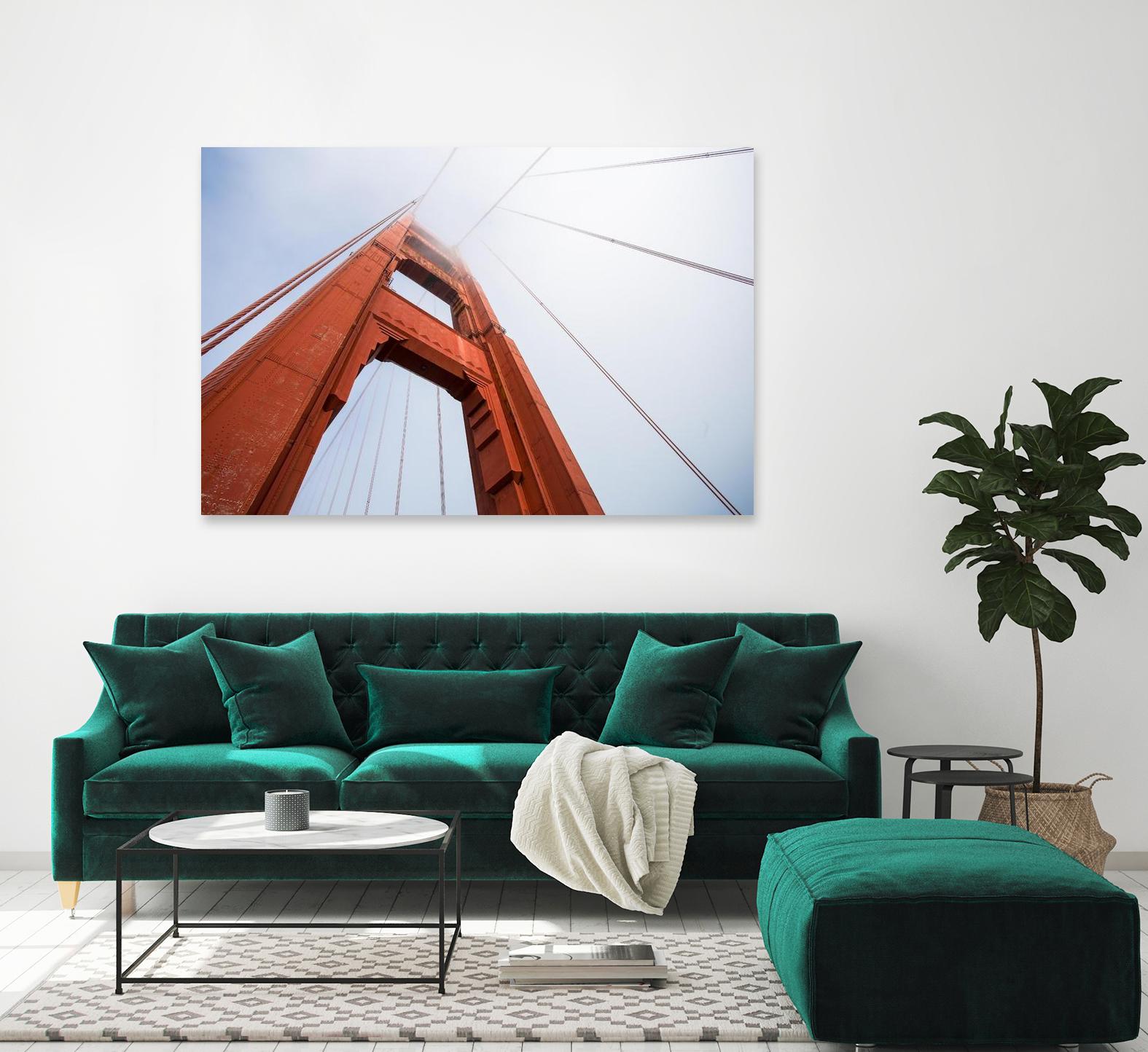 Bridge view by Pexels on GIANT ART - red architectural