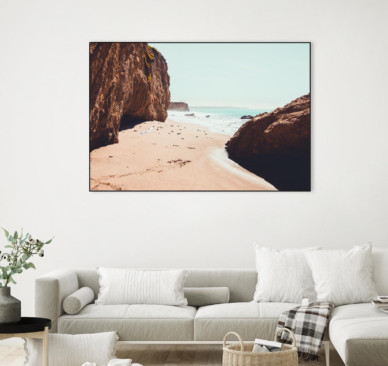 Perfect day by Pexels on GIANT ART - beige sea scene