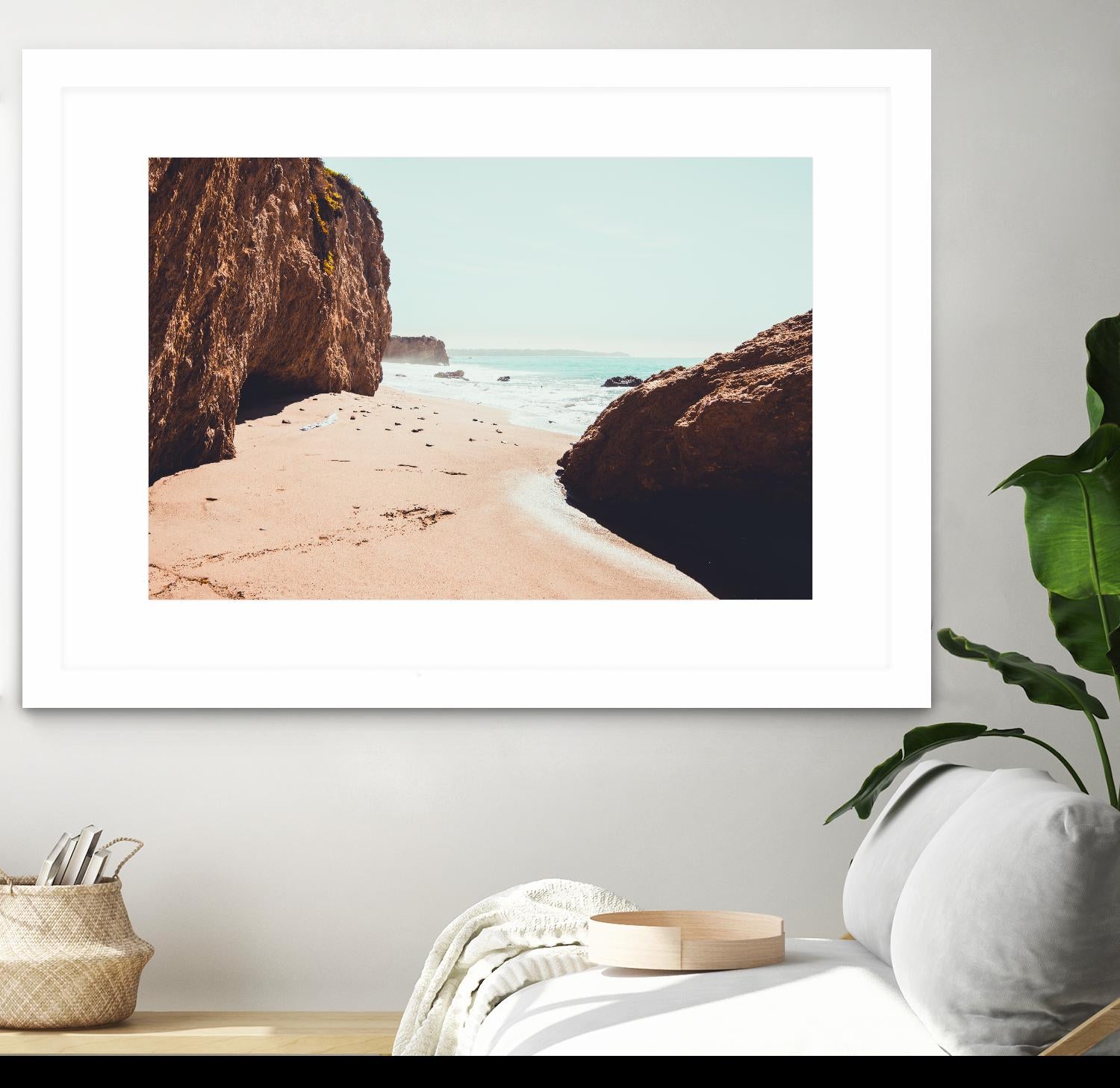 Perfect day by Pexels on GIANT ART - beige sea scene