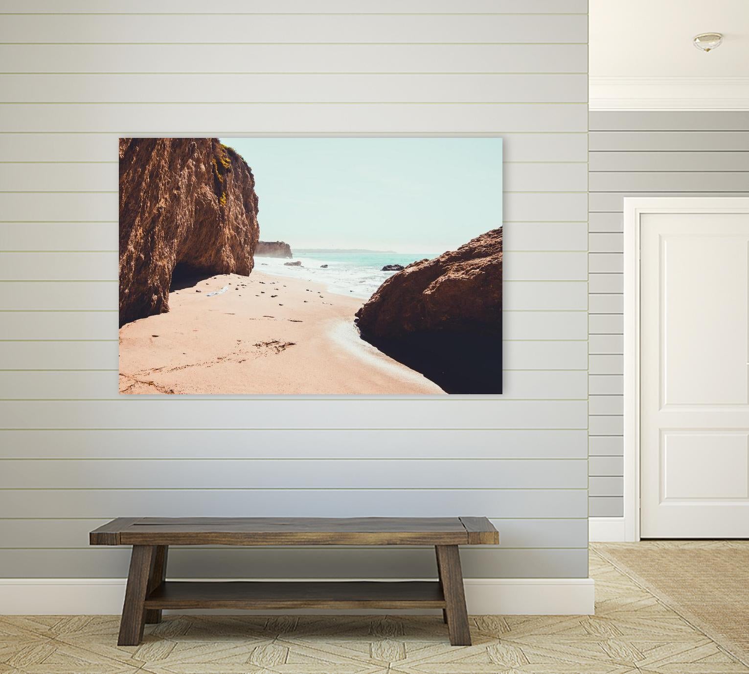 Perfect day by Pexels on GIANT ART - beige sea scene