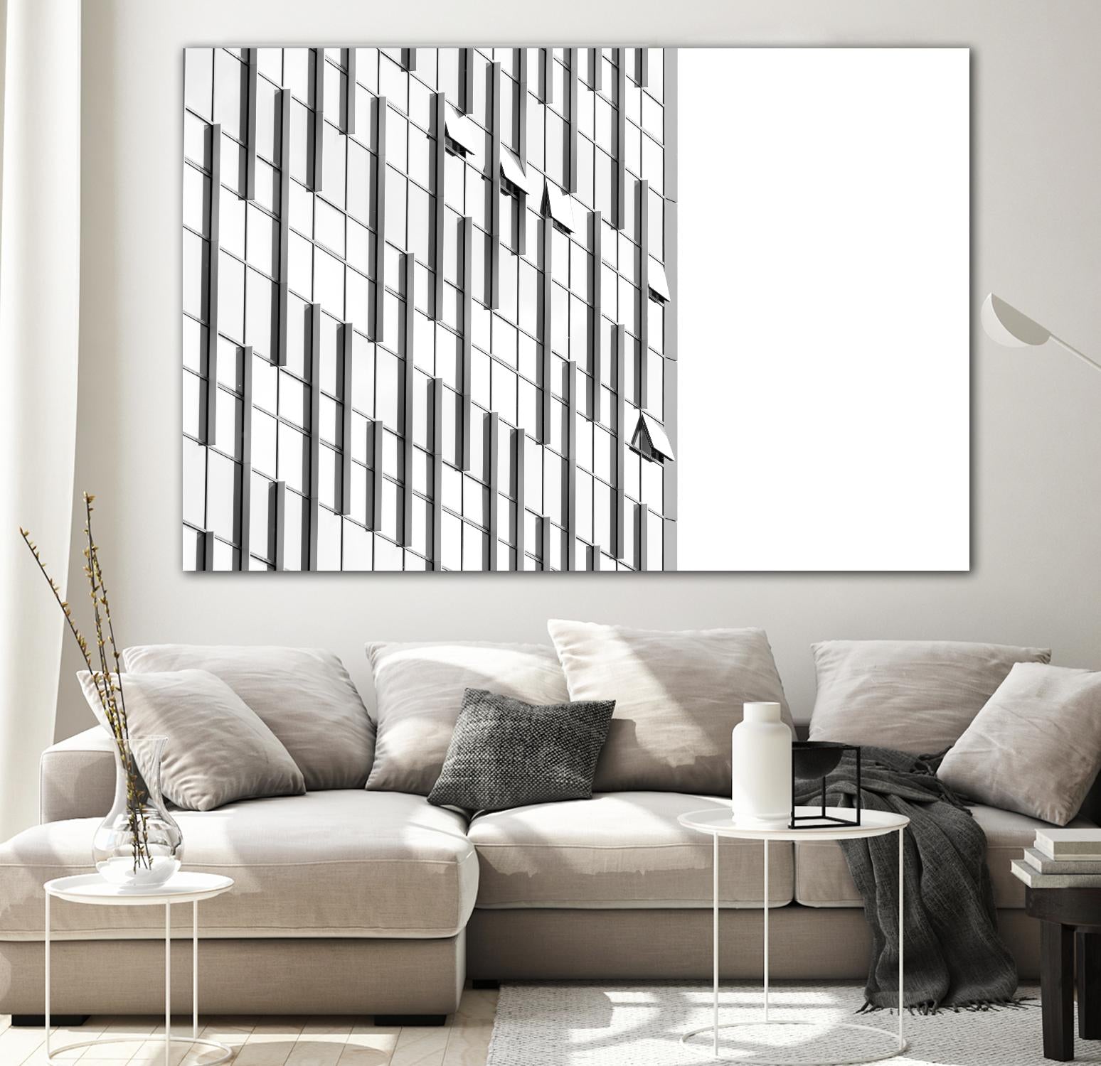 Façade VIII by Pexels on GIANT ART - black architectural