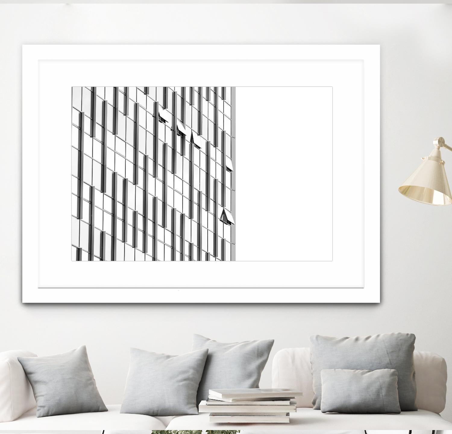 Façade VIII by Pexels on GIANT ART - white architectural