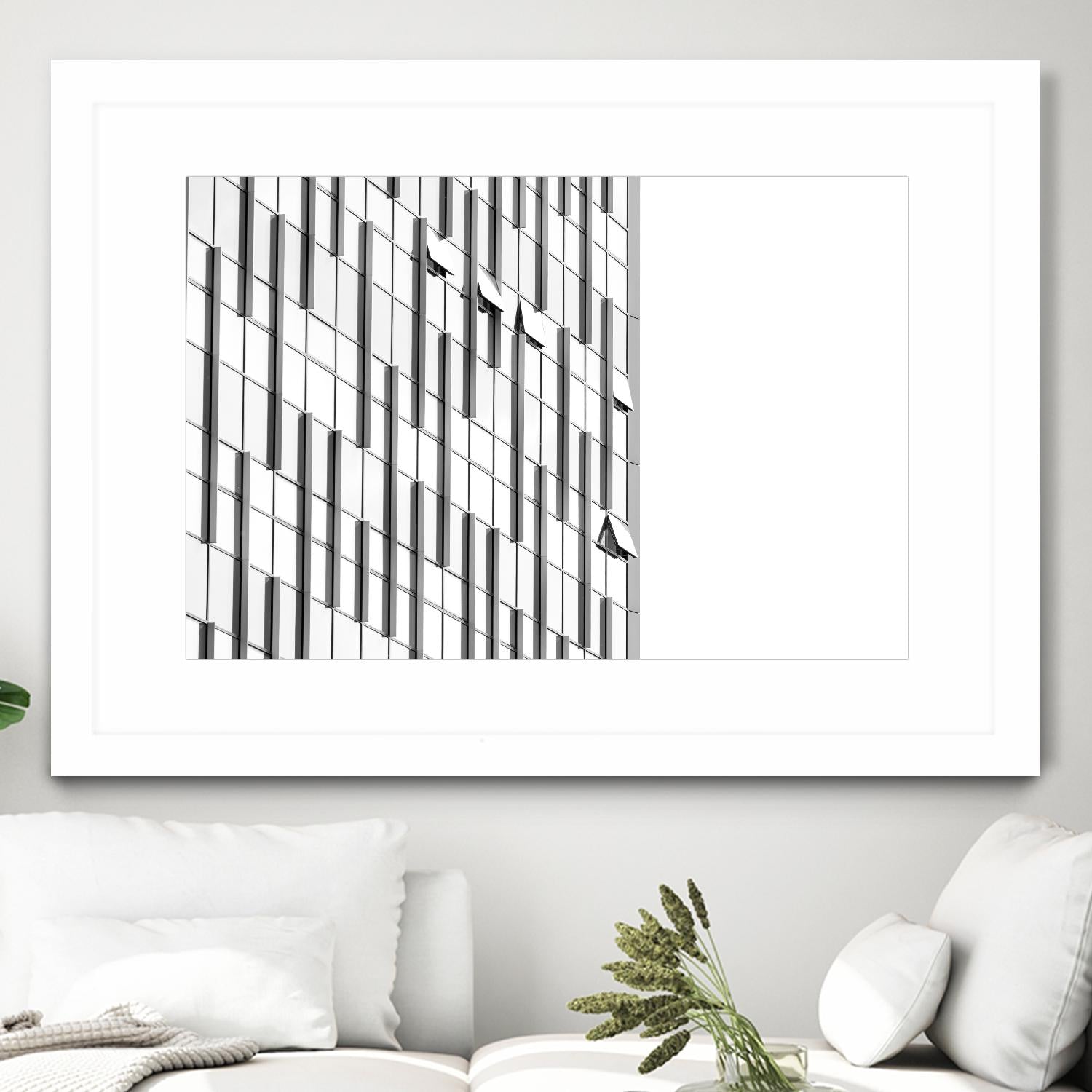 Façade VIII by Pexels on GIANT ART - white architectural