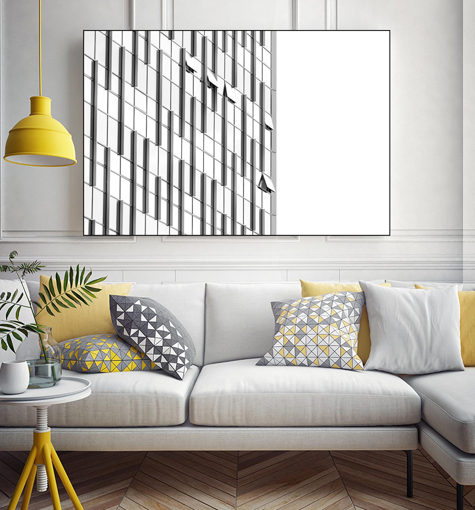 Façade VIII by Pexels on GIANT ART - black architectural