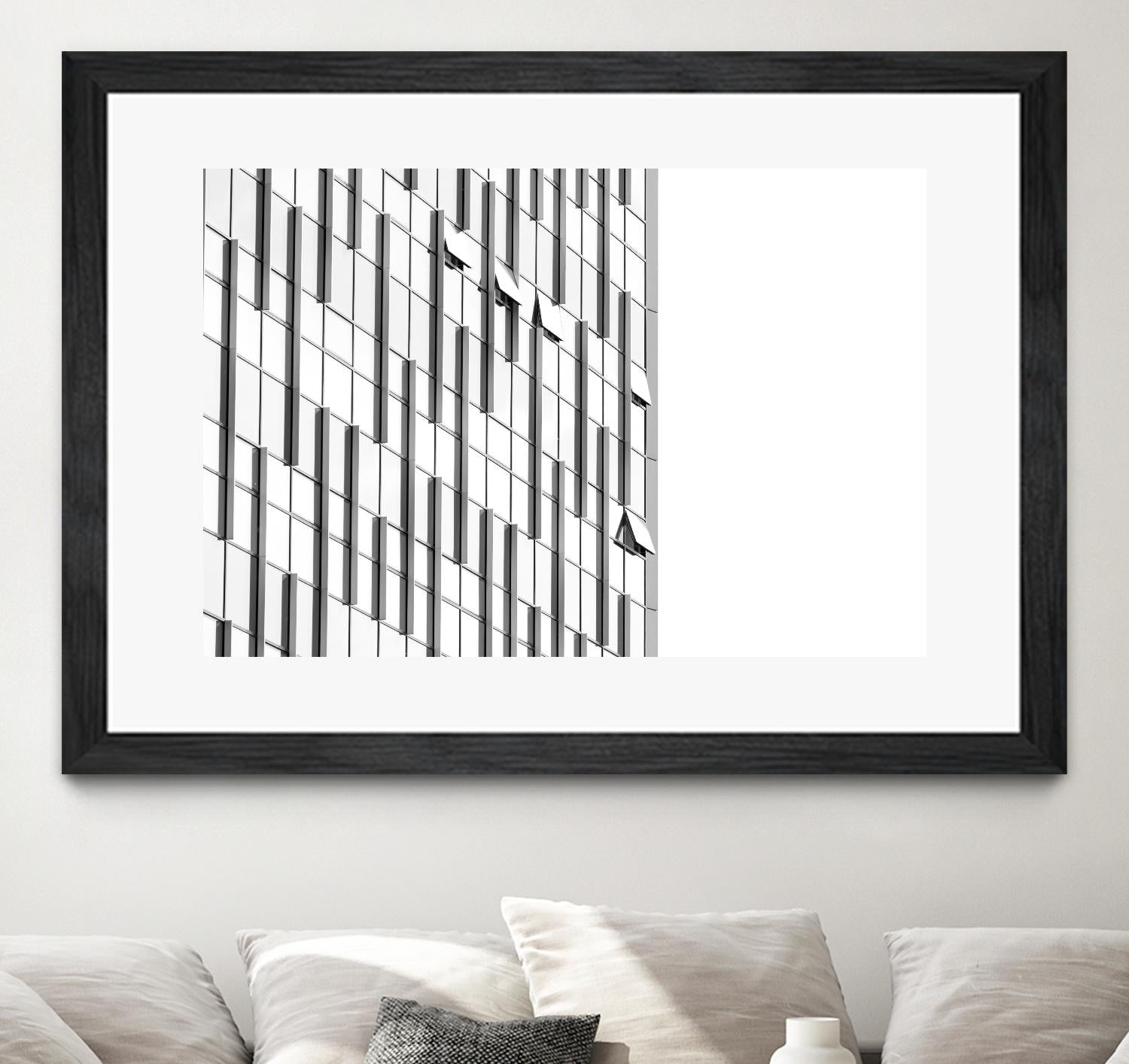 Façade VIII by Pexels on GIANT ART - white architectural