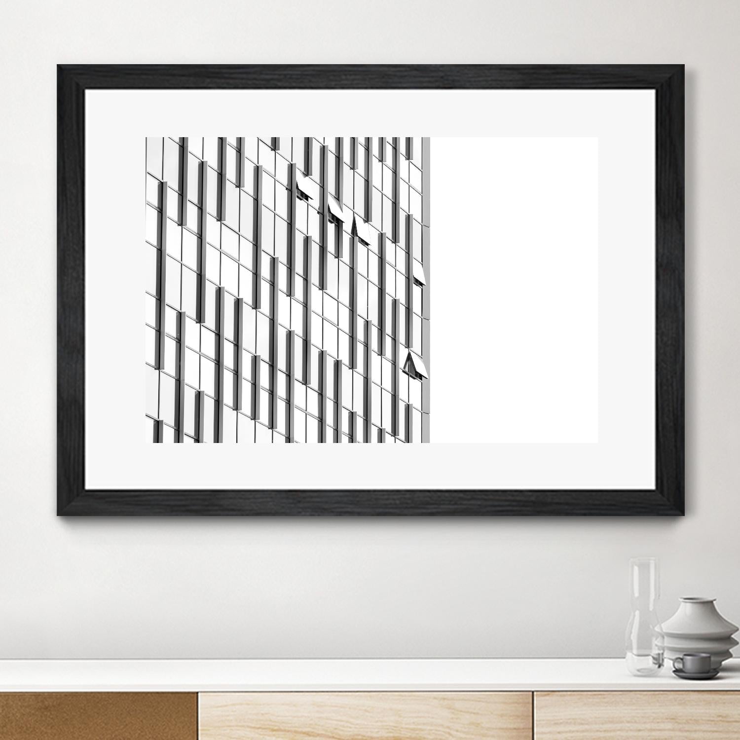 Façade VIII by Pexels on GIANT ART - white architectural