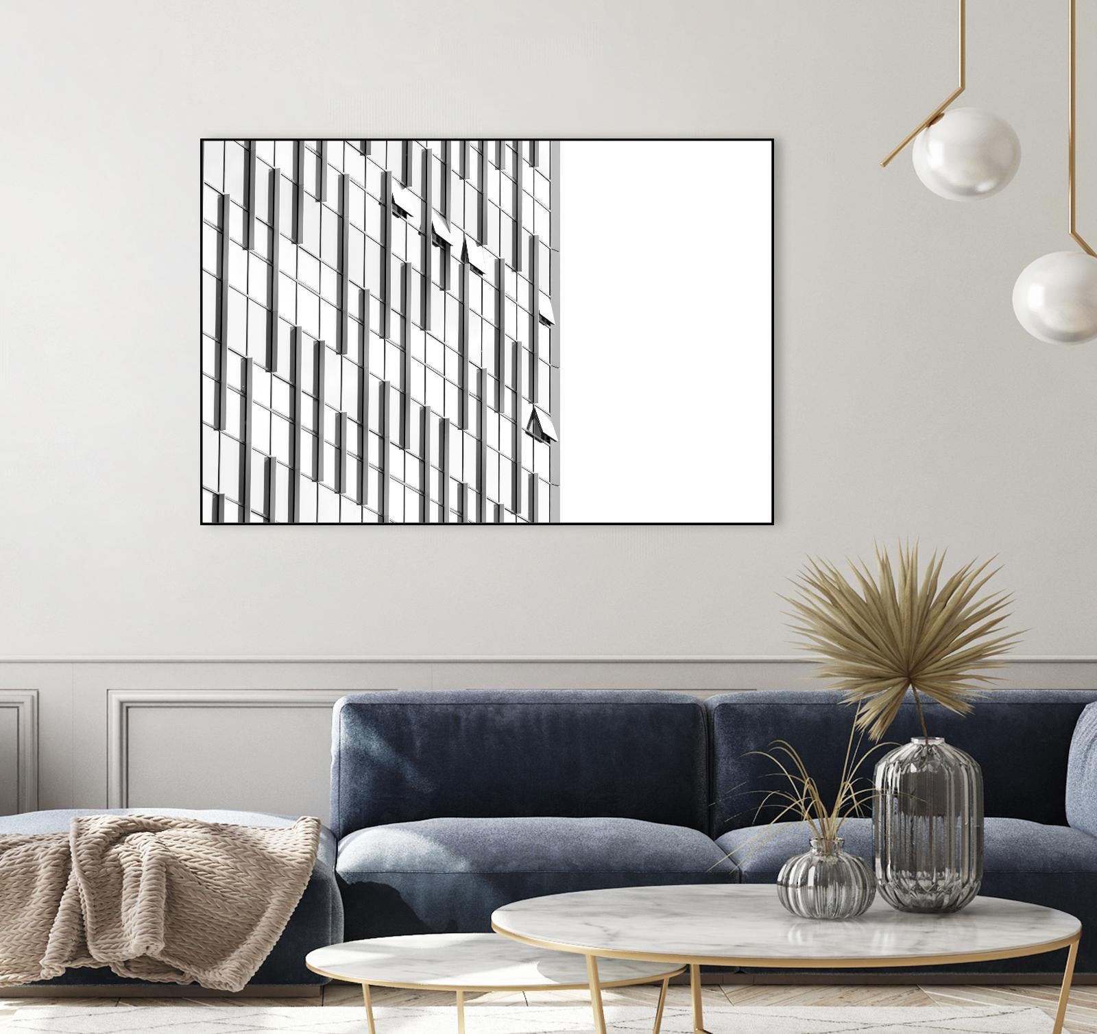 Façade VIII by Pexels on GIANT ART - black architectural