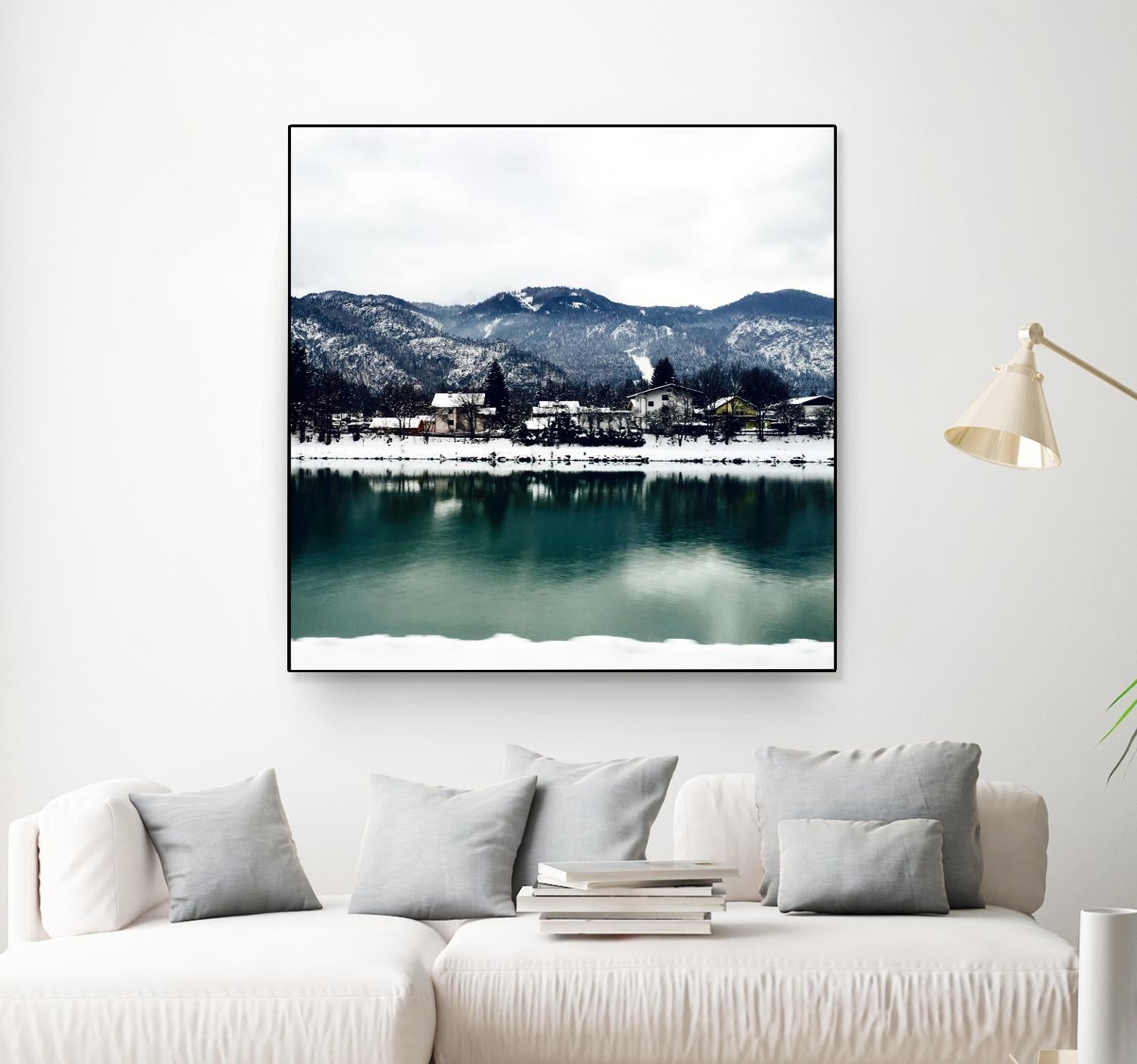 Winter paradise by Pexels on GIANT ART - green landscape