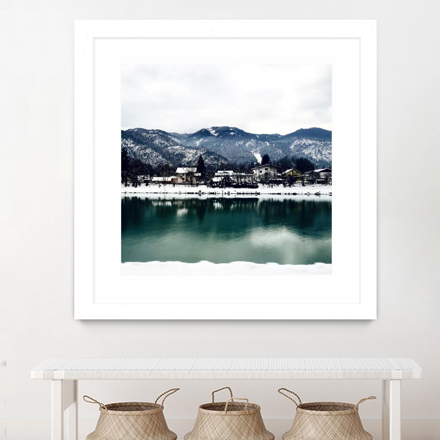 Winter paradise by Pexels on GIANT ART - green landscape