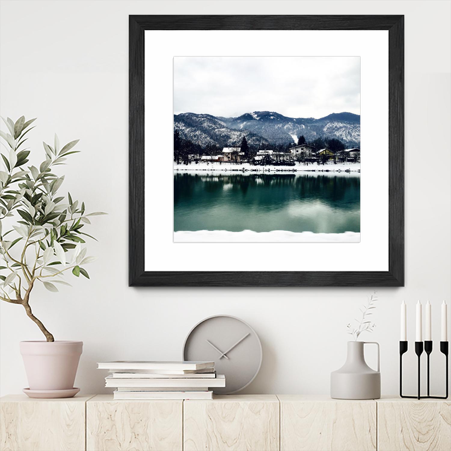 Winter paradise by Pexels on GIANT ART - green landscape