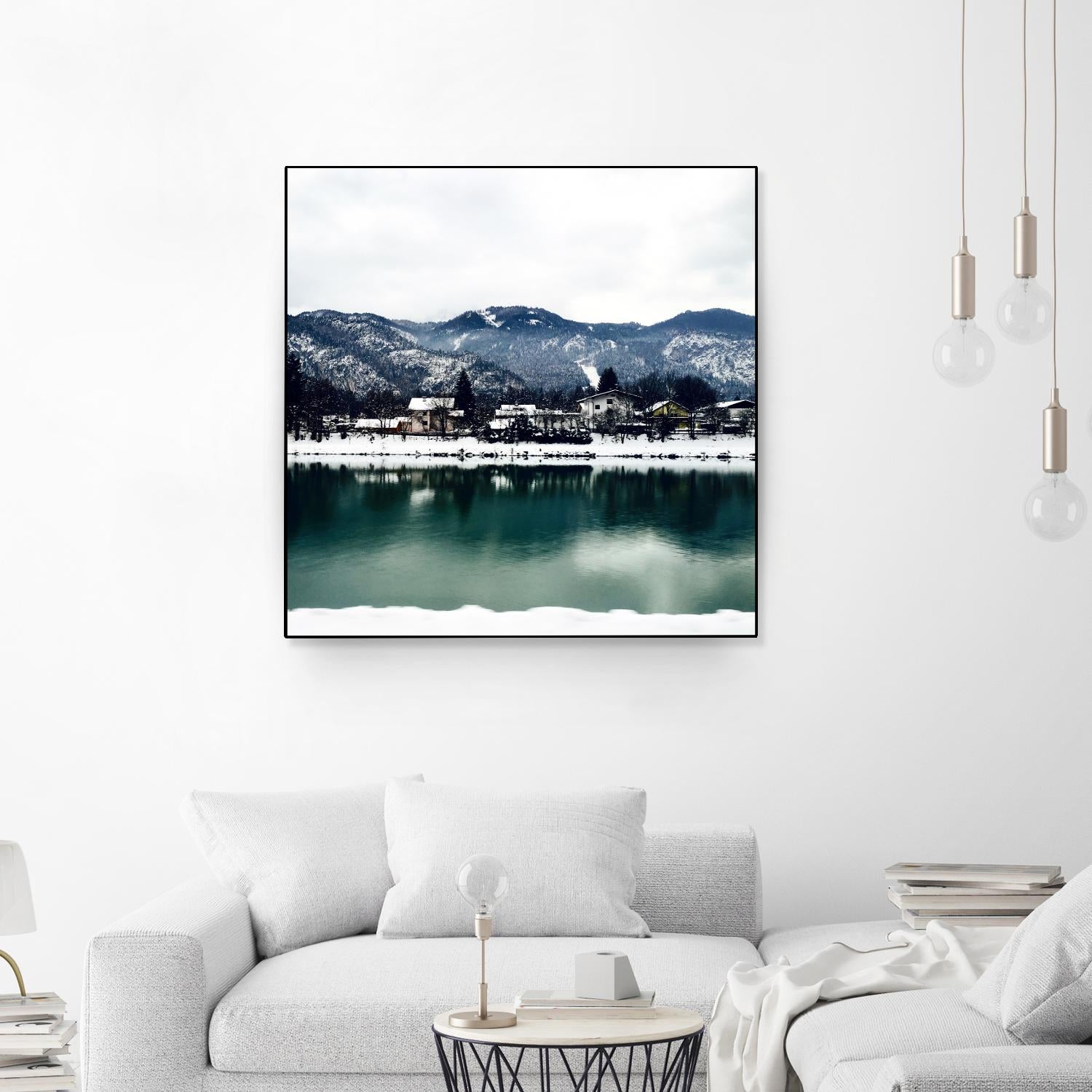 Winter paradise by Pexels on GIANT ART - green landscape