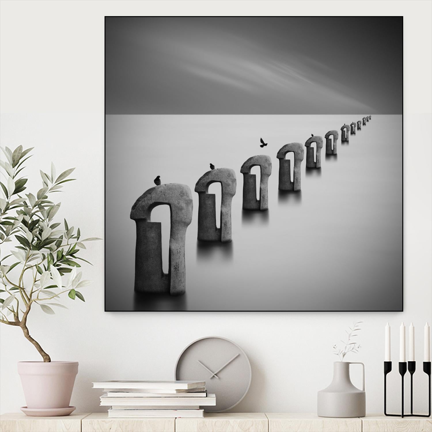 Horizon by Pexels on GIANT ART - white photo art