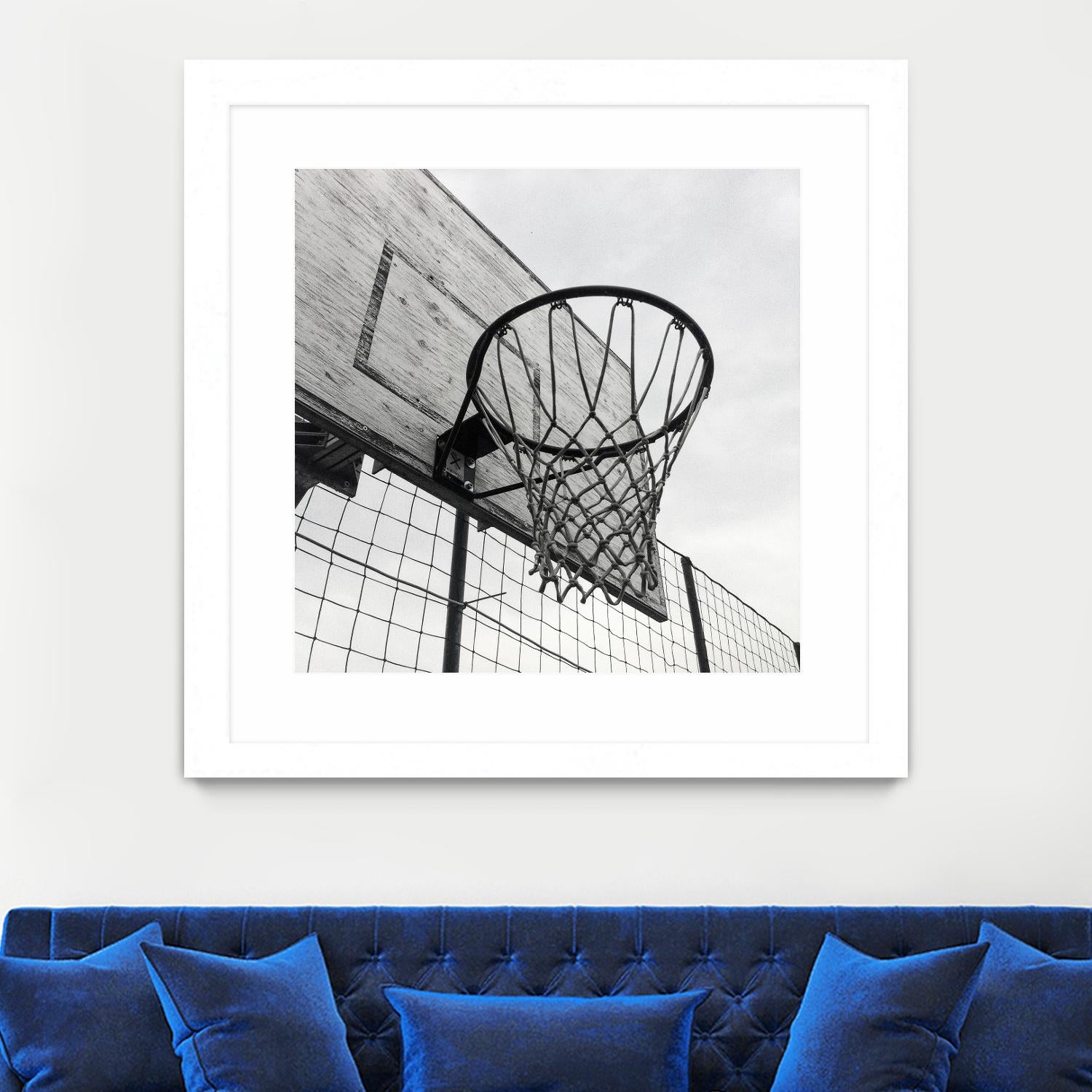 Basket Hoop by Pexels on GIANT ART - black sport