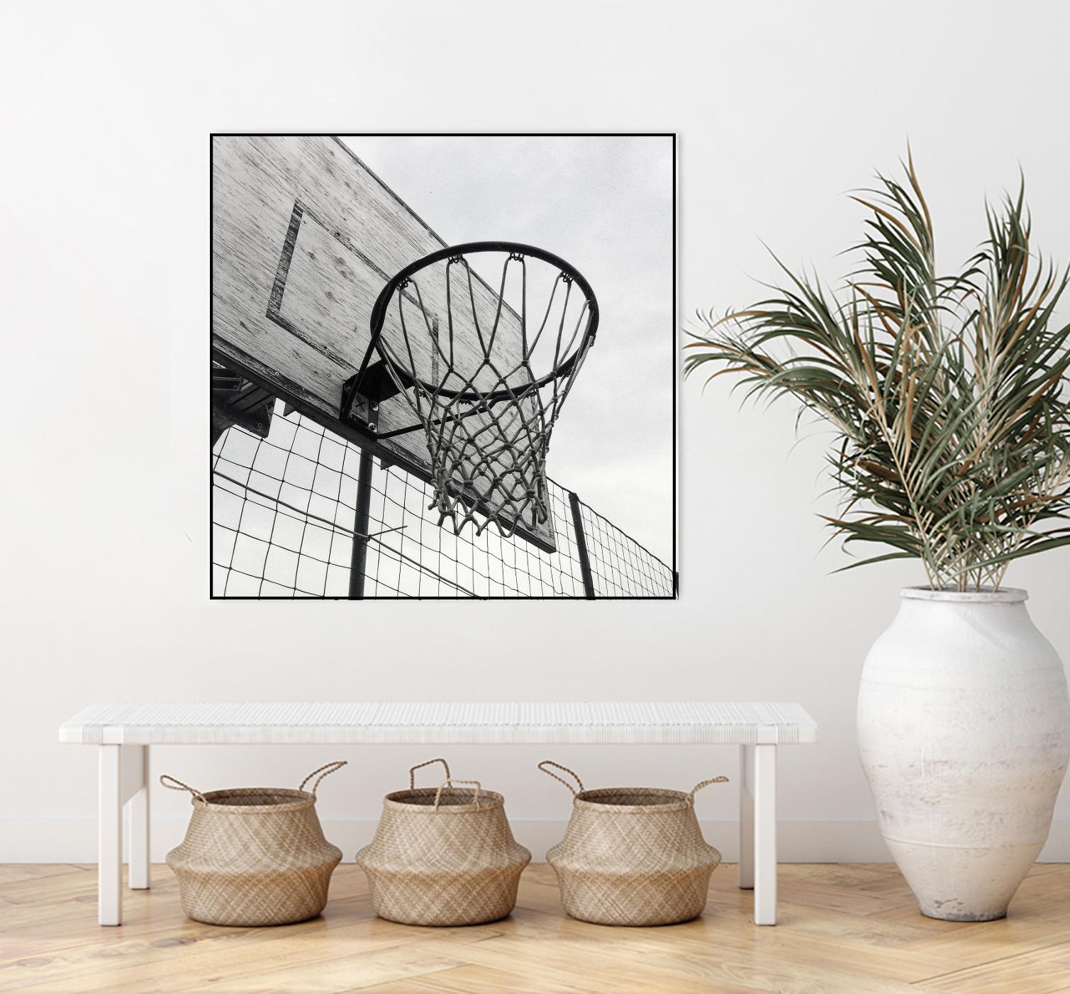 Basket Hoop by Pexels on GIANT ART - black sport