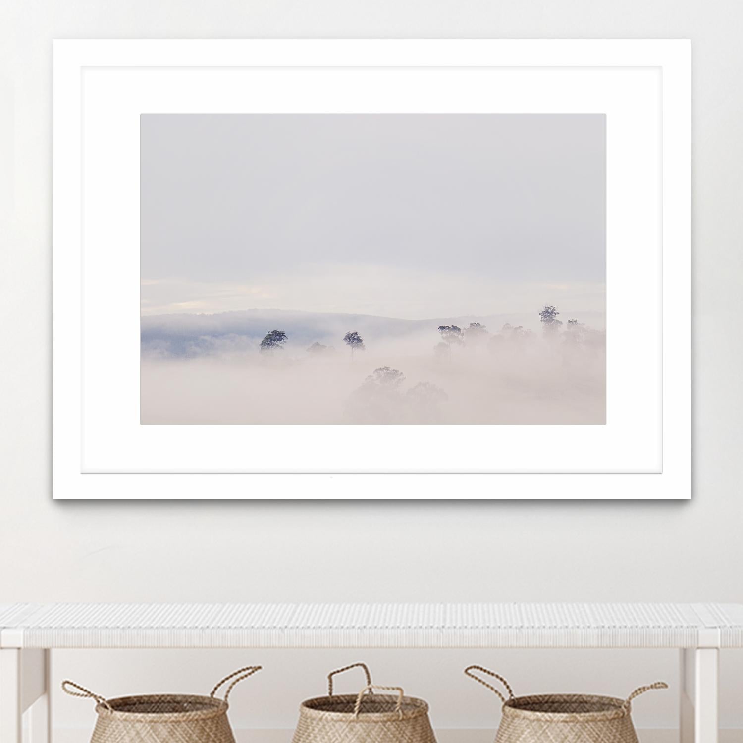 Top Trees by Pexels on GIANT ART - white landscape