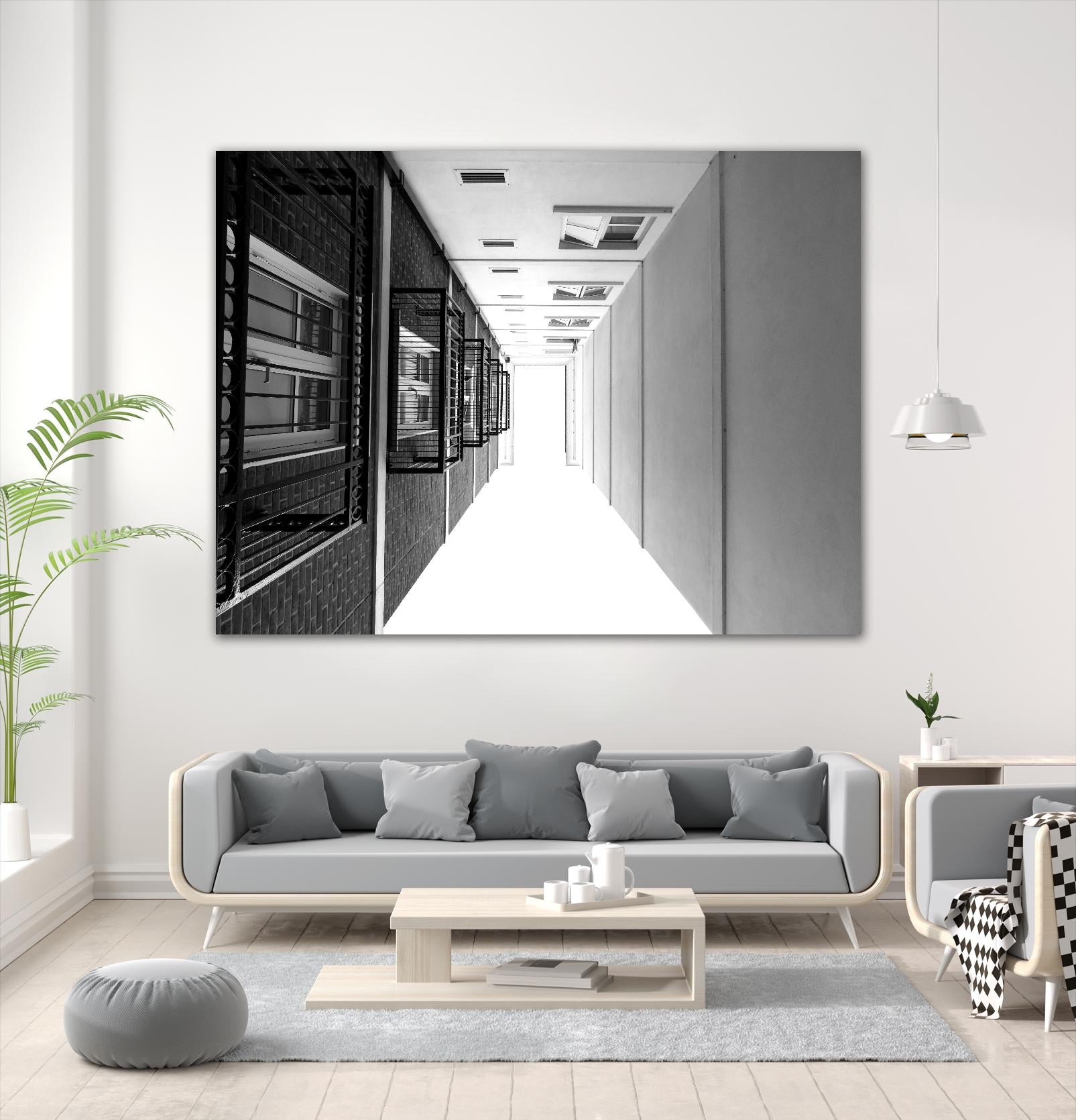 High view by Pexels on GIANT ART - white architectural