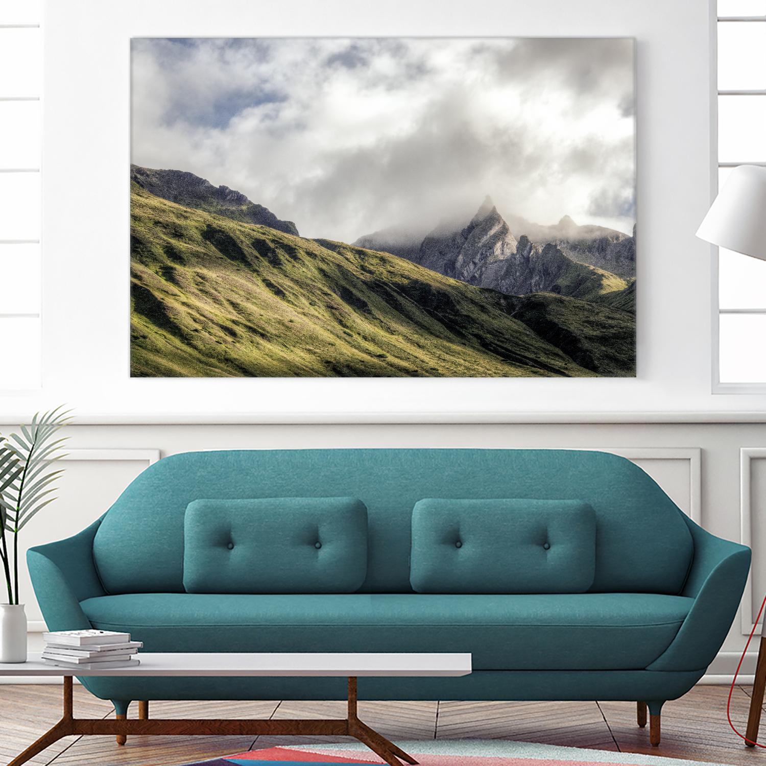 Green landscape by Pexels on GIANT ART - white landscape