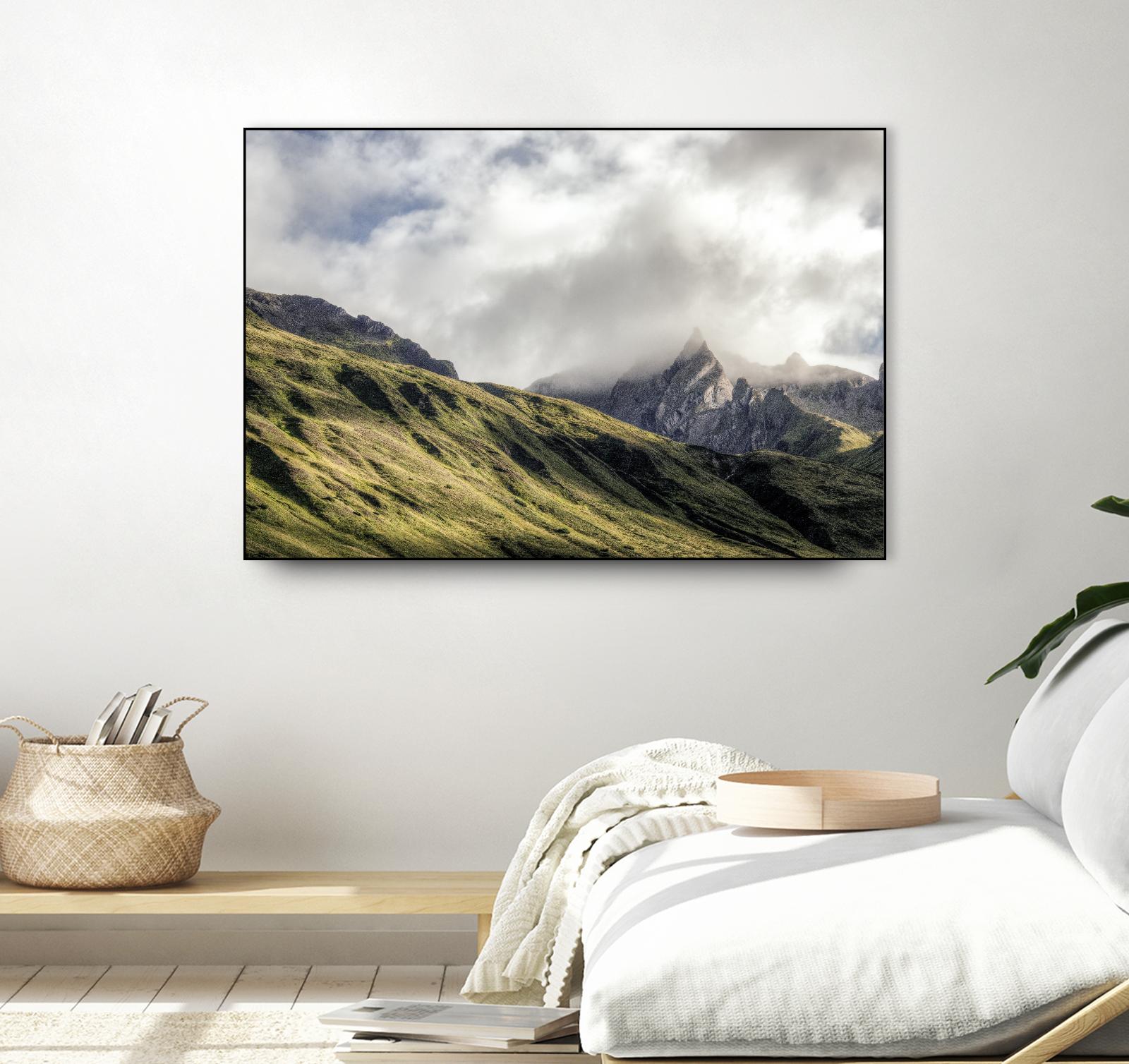 Green landscape by Pexels on GIANT ART - white landscape