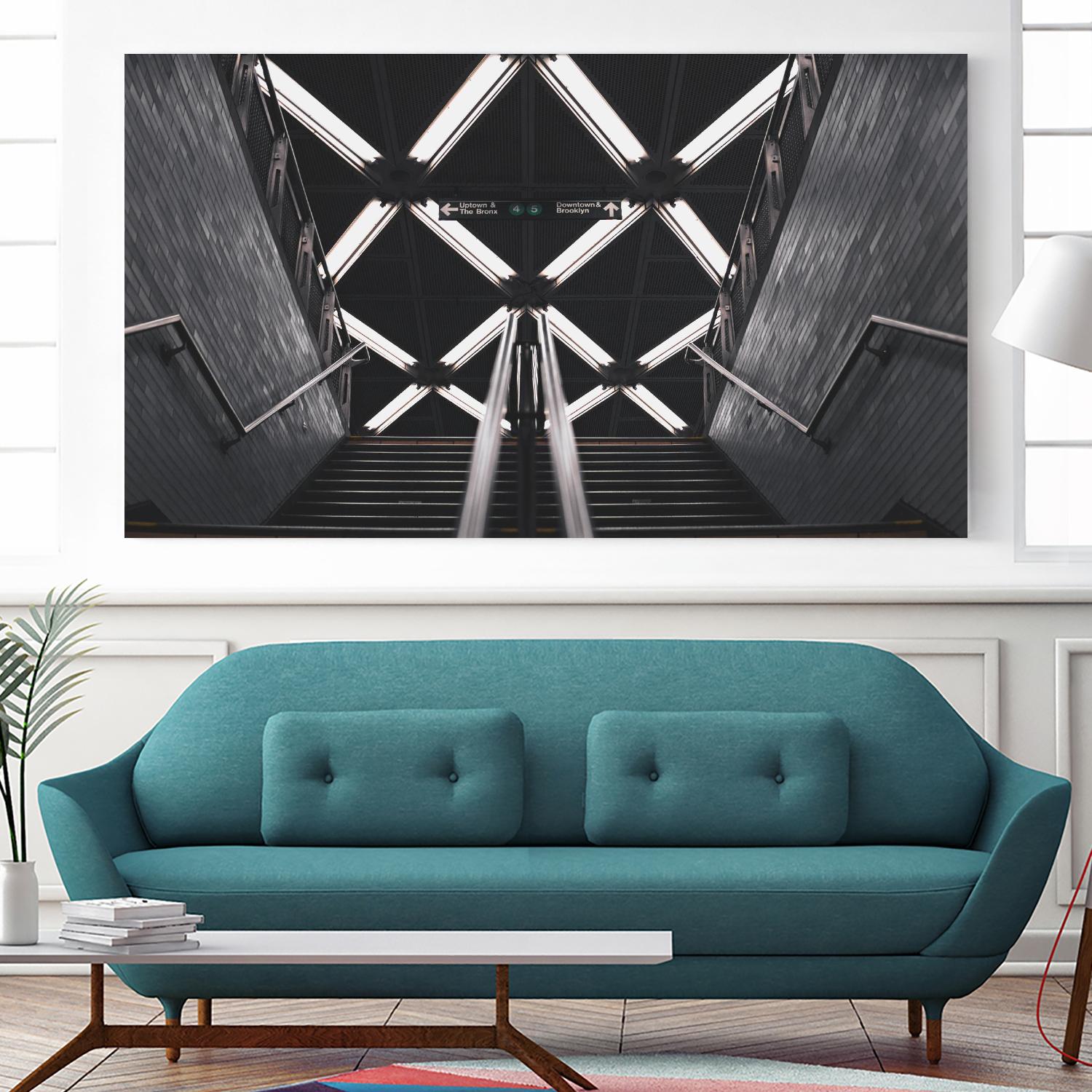 Uptown or downtown by Pexels on GIANT ART - white city scene